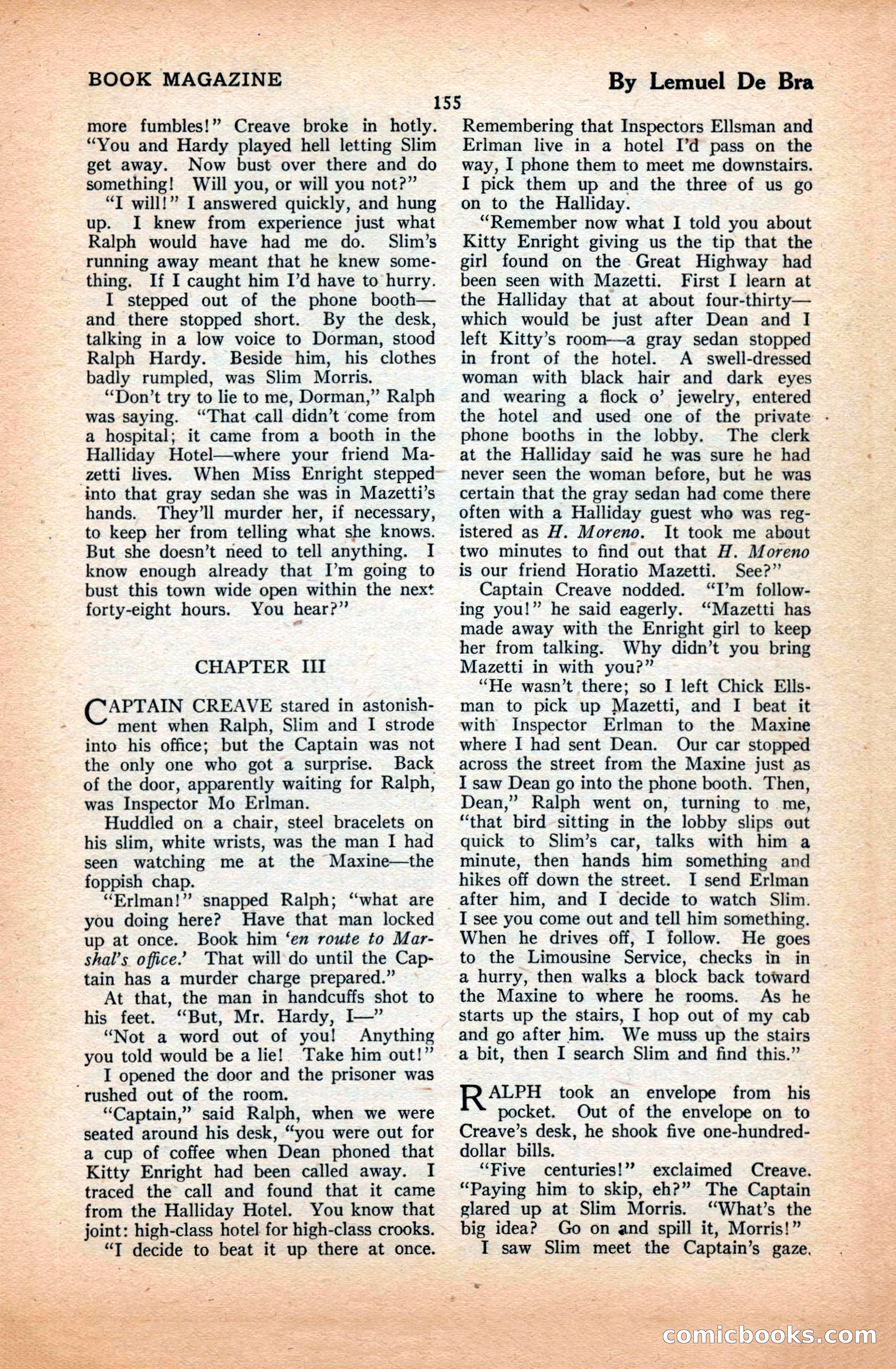 The Illustrated Blue Book Magazine, March 1928 — page 157 of 204