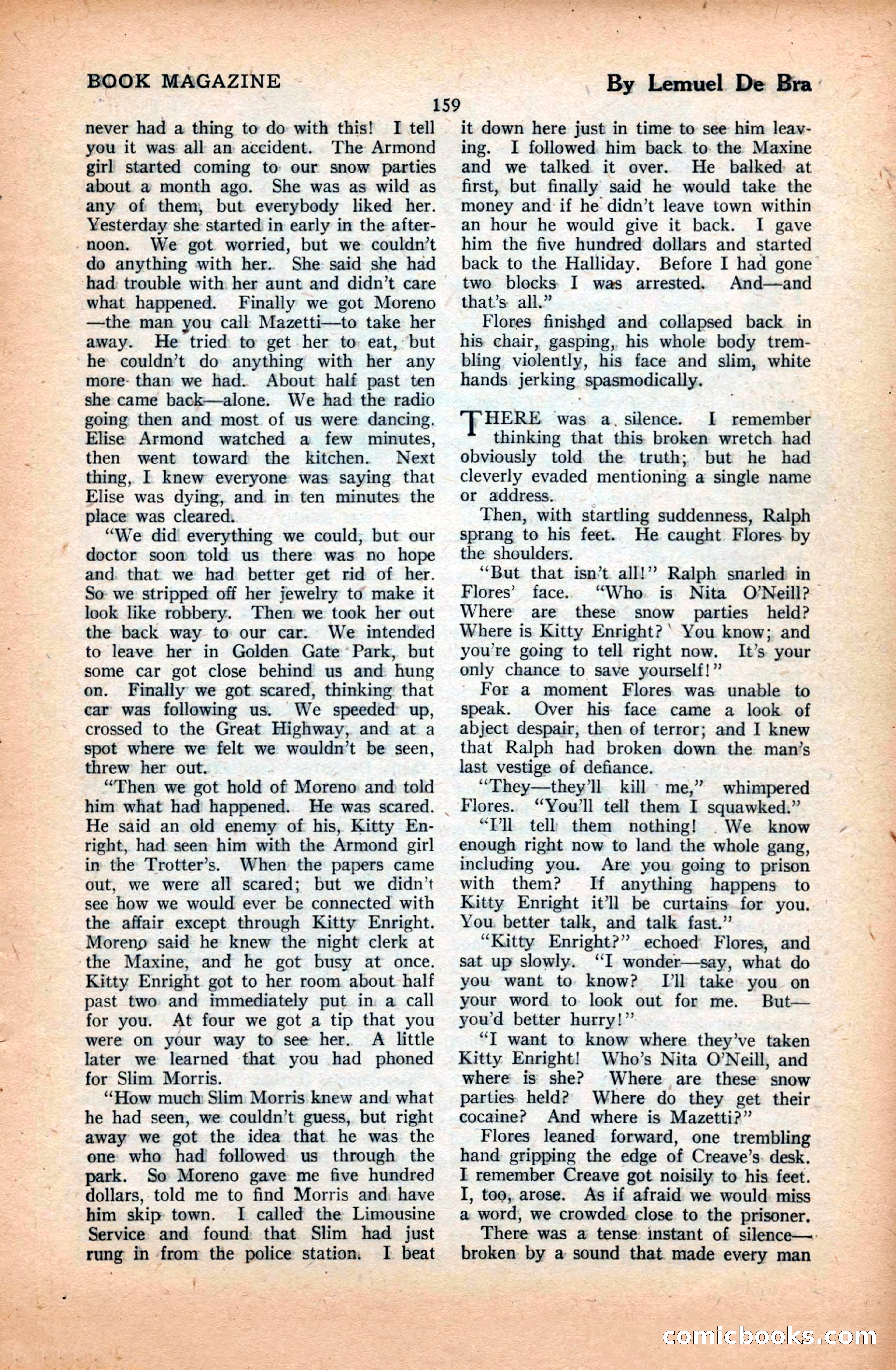 The Illustrated Blue Book Magazine, March 1928 — page 161 of 204