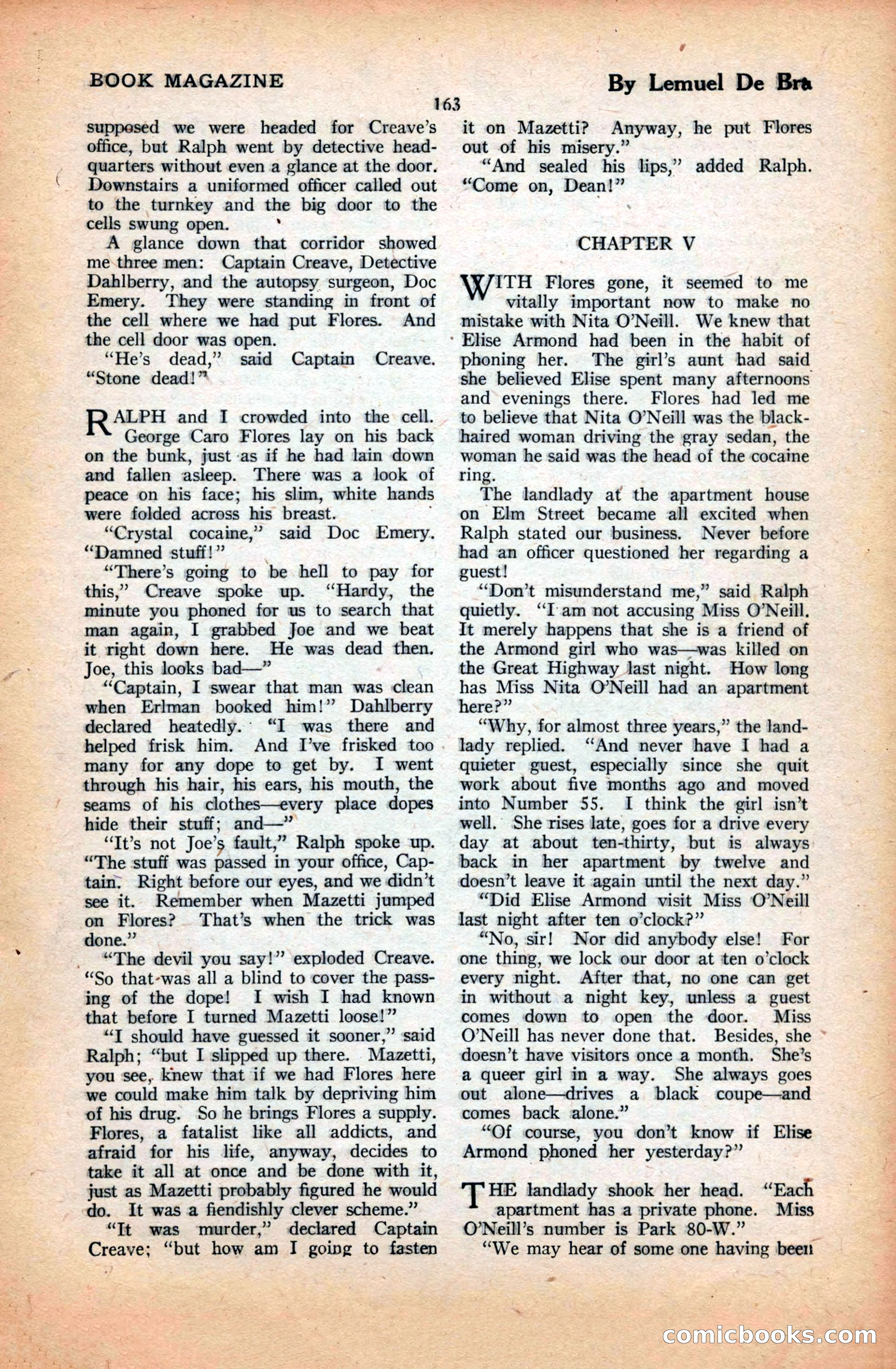 The Illustrated Blue Book Magazine, March 1928 — page 165 of 204