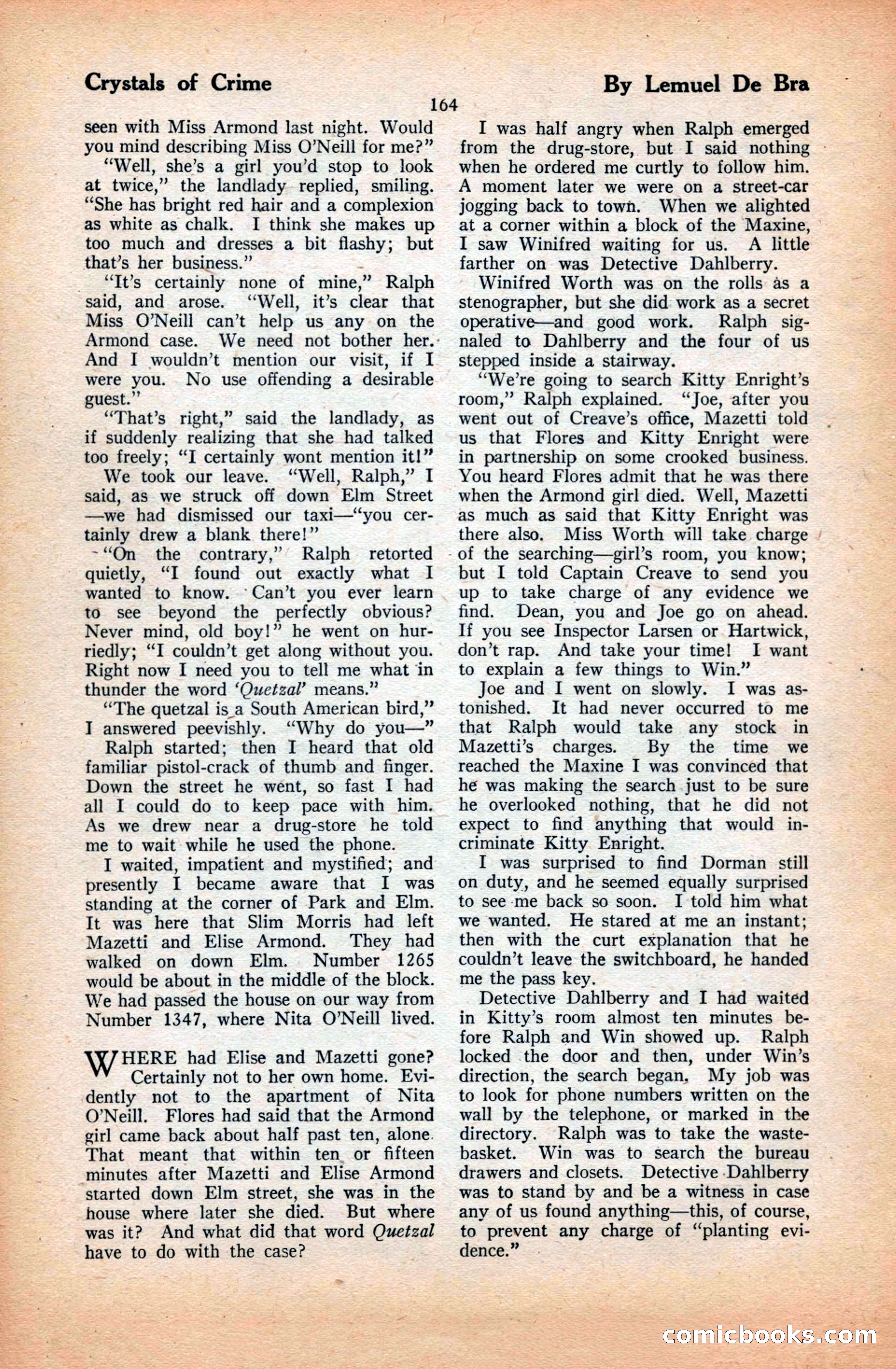The Illustrated Blue Book Magazine, March 1928 — page 166 of 204
