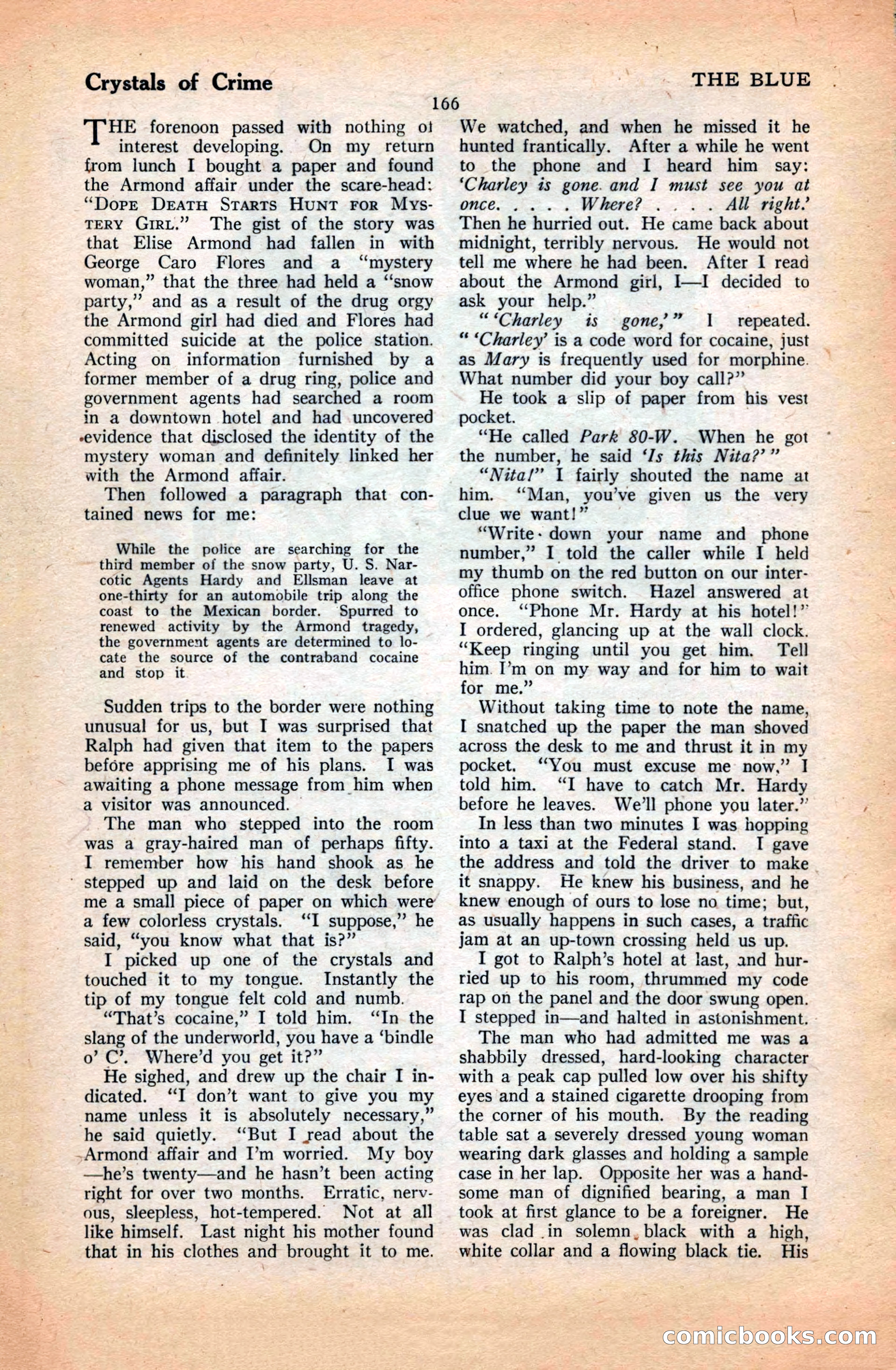 The Illustrated Blue Book Magazine, March 1928 — page 168 of 204