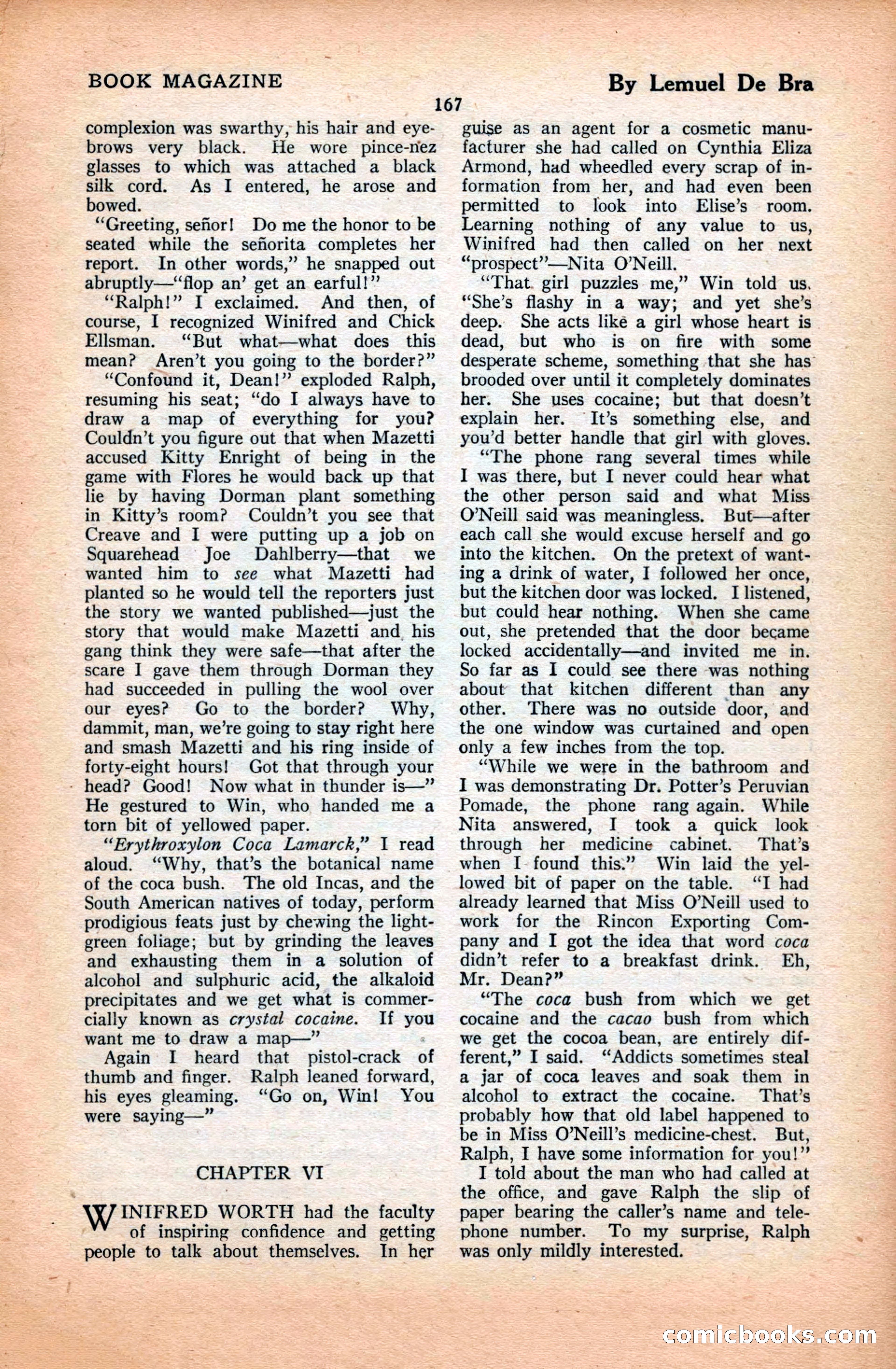The Illustrated Blue Book Magazine, March 1928 — page 169 of 204