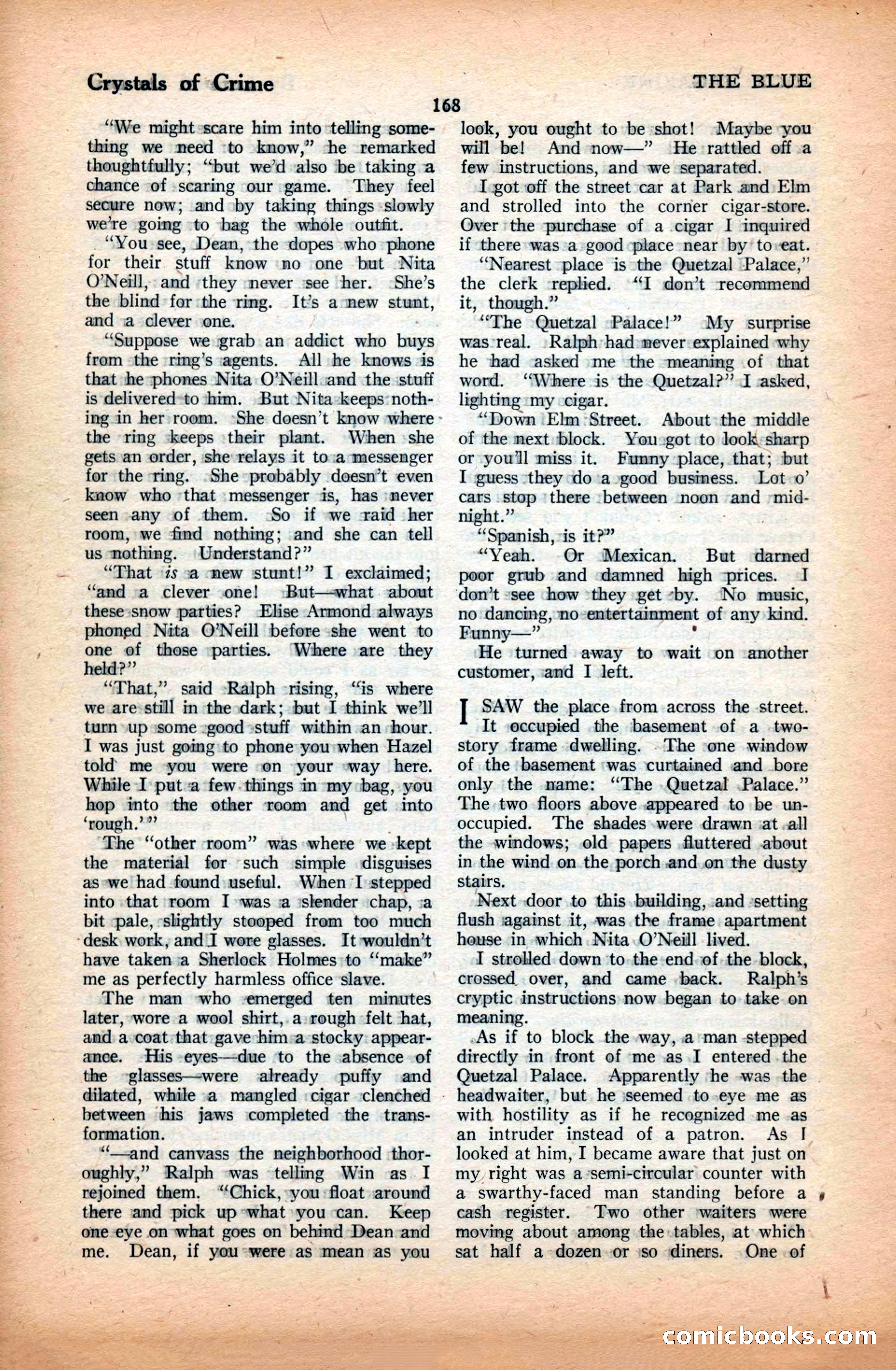 The Illustrated Blue Book Magazine, March 1928 — page 170 of 204