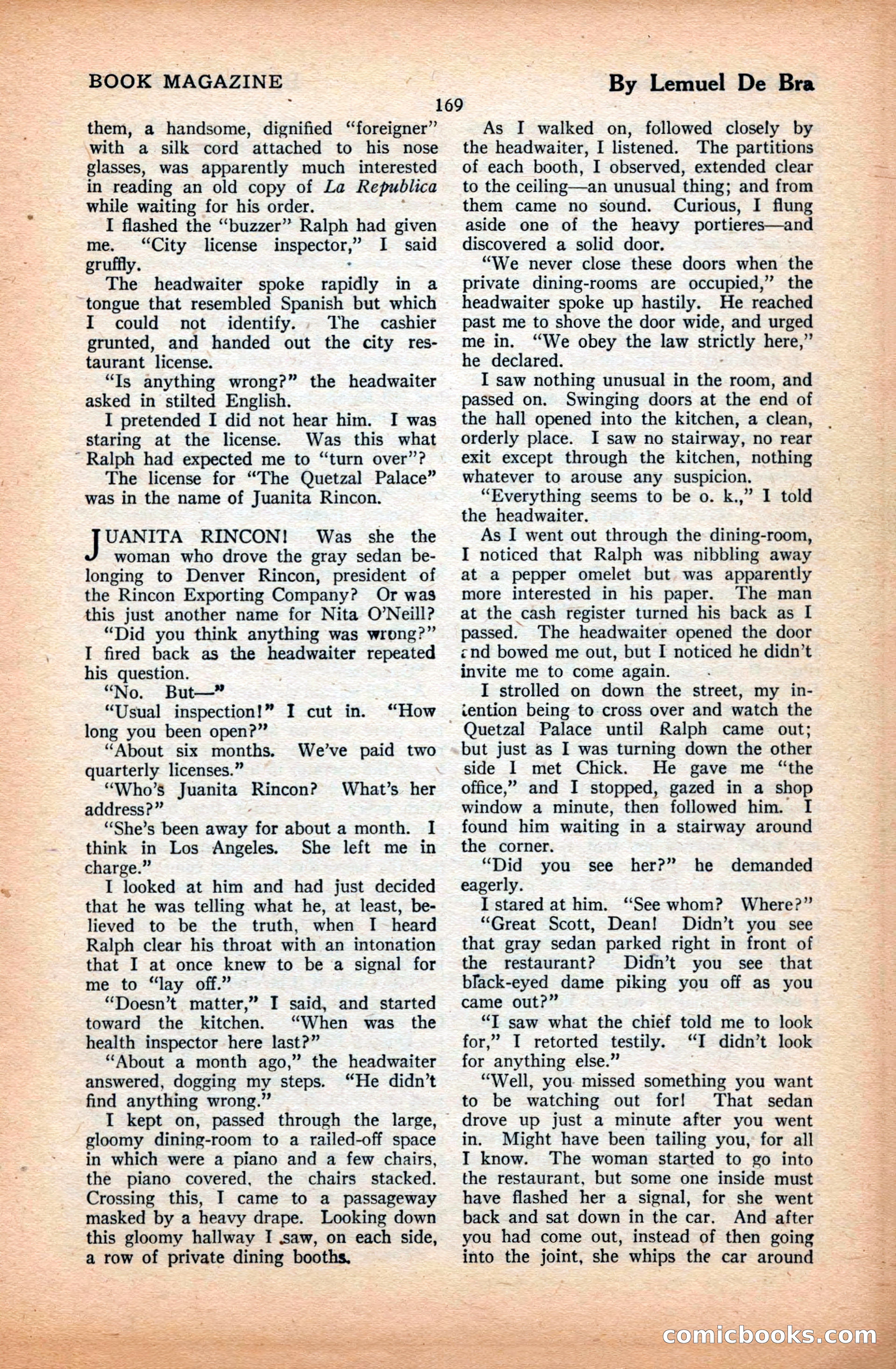 The Illustrated Blue Book Magazine, March 1928 — page 171 of 204