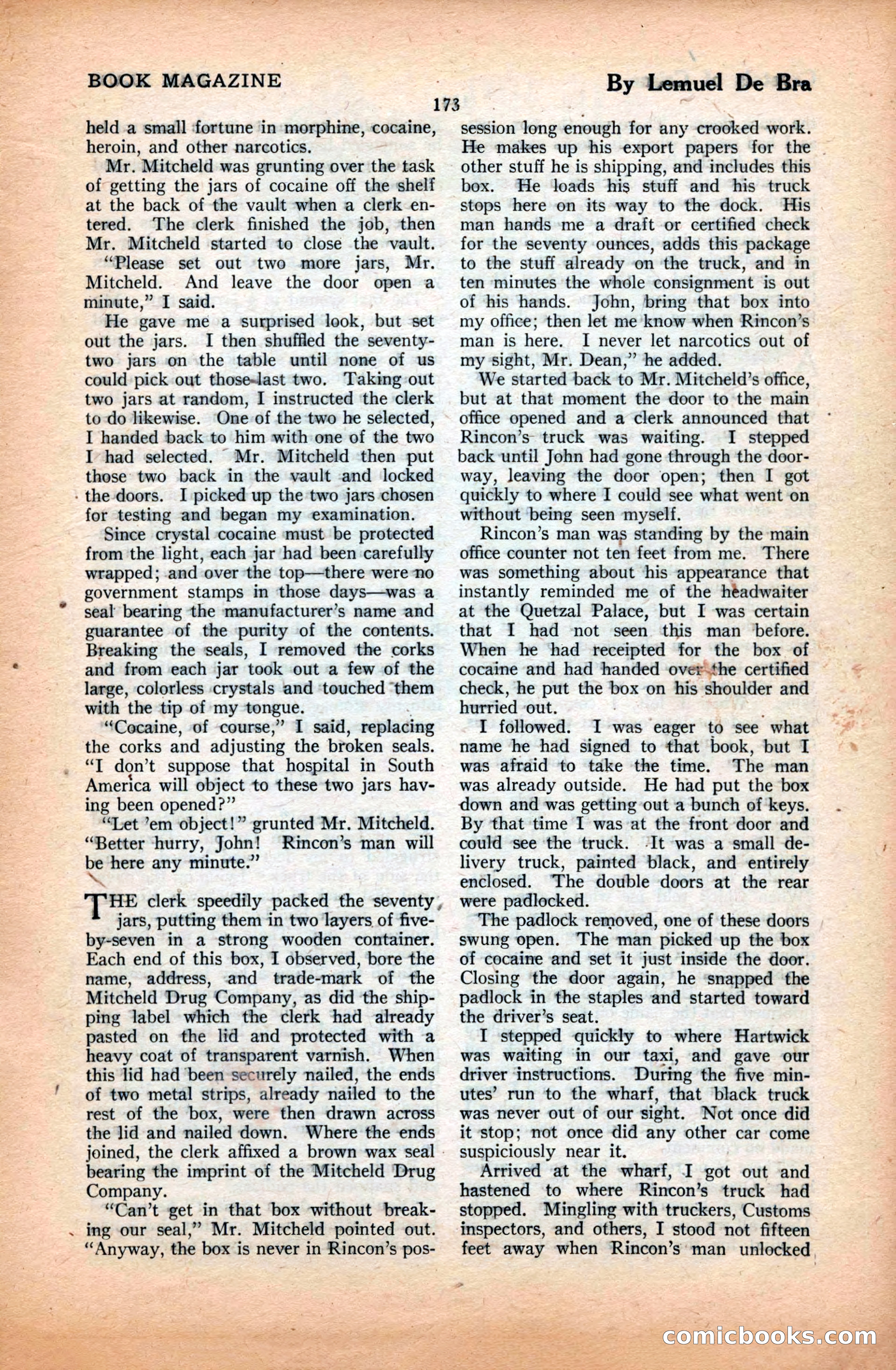 The Illustrated Blue Book Magazine, March 1928 — page 175 of 204