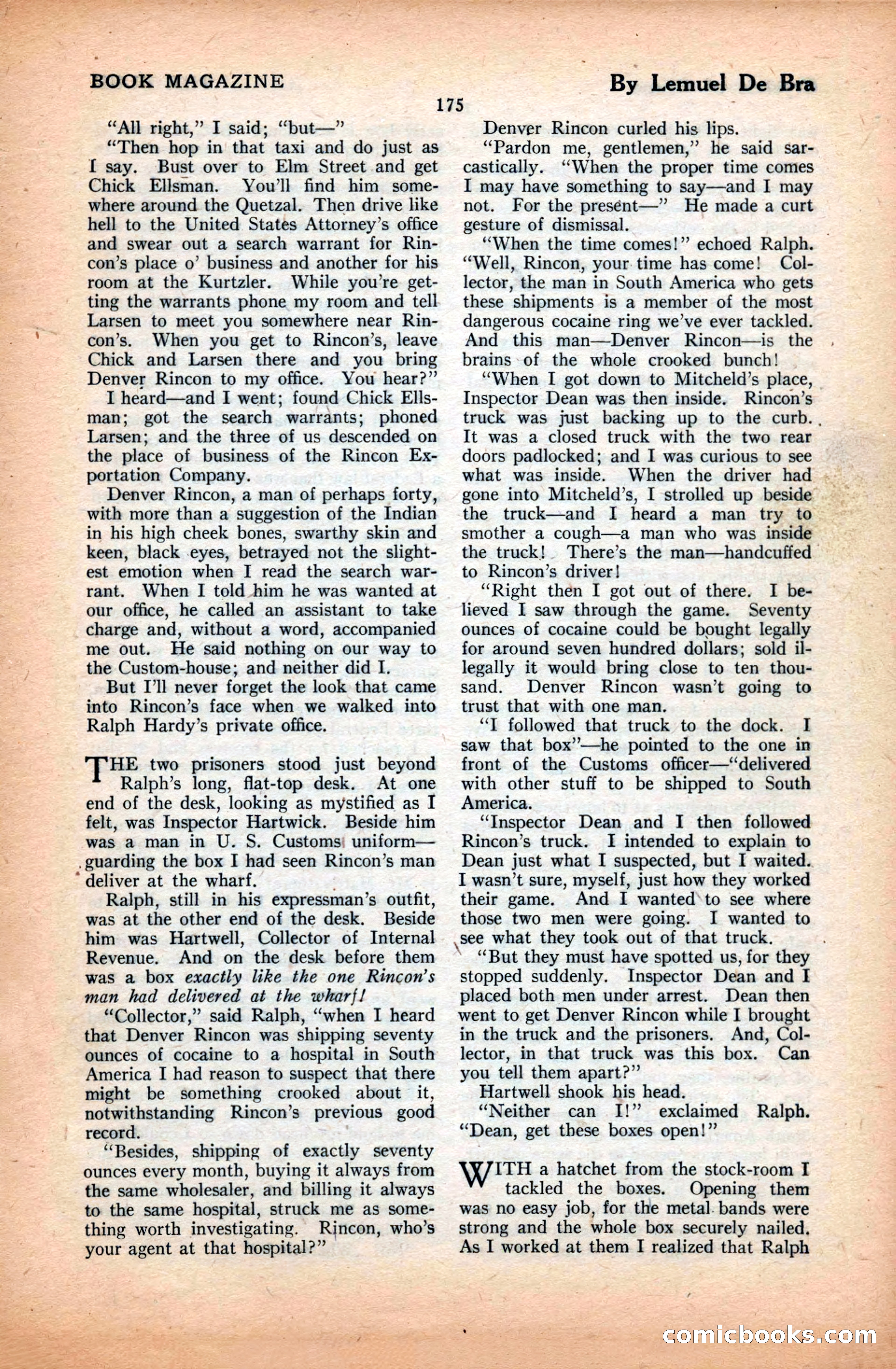 The Illustrated Blue Book Magazine, March 1928 — page 177 of 204