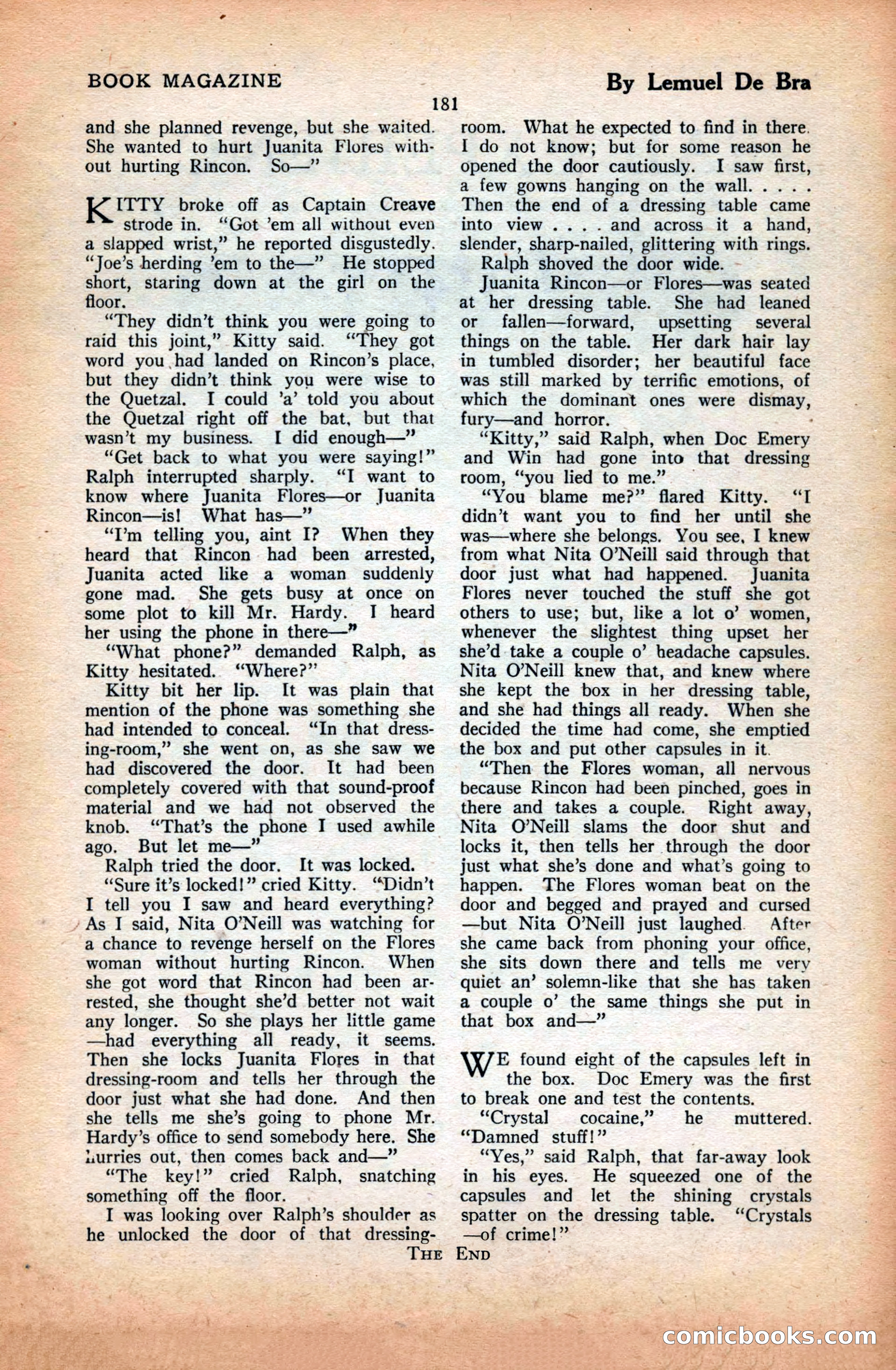 The Illustrated Blue Book Magazine, March 1928 — page 183 of 204
