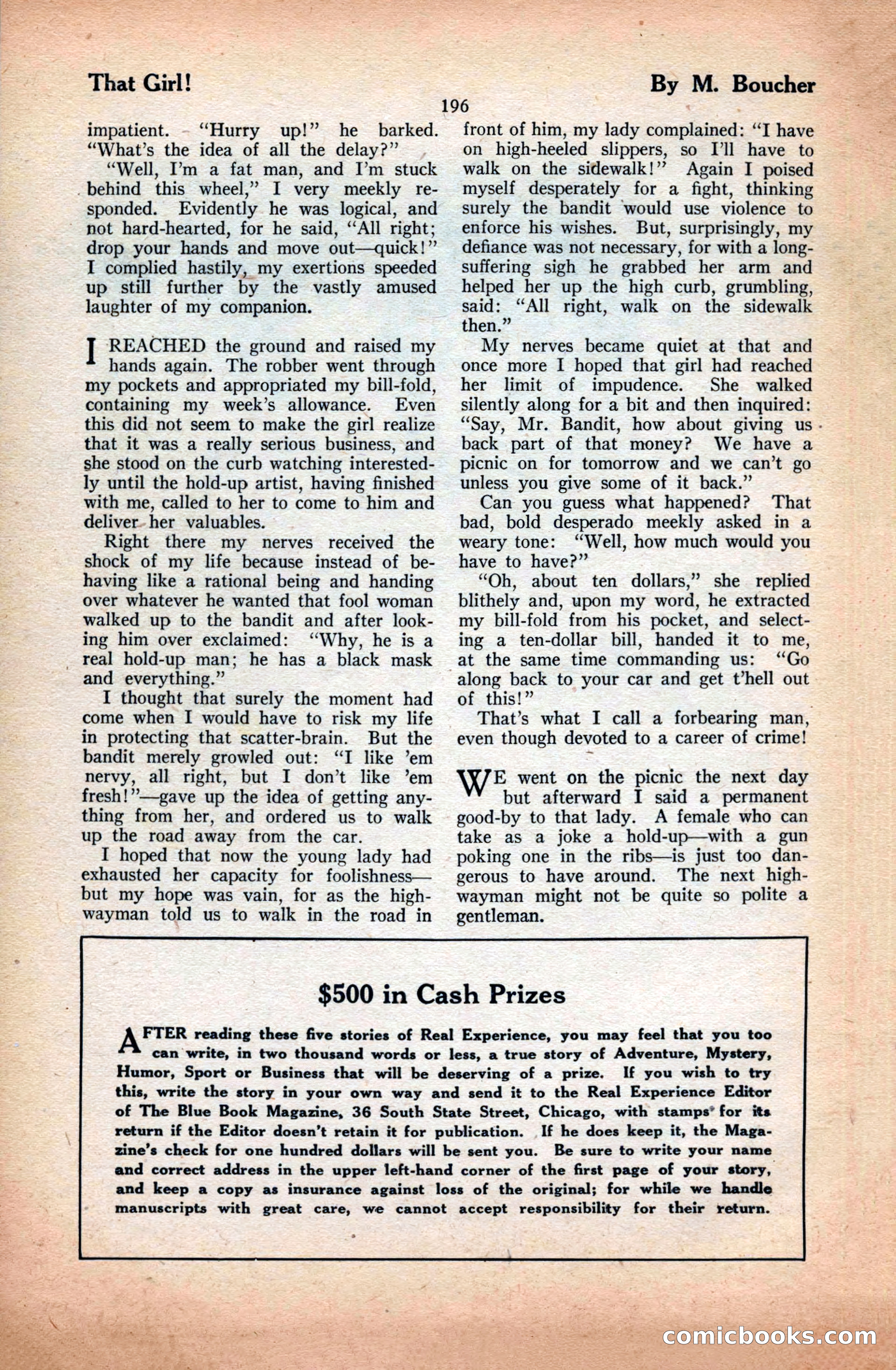 The Illustrated Blue Book Magazine, March 1928 — page 198 of 204
