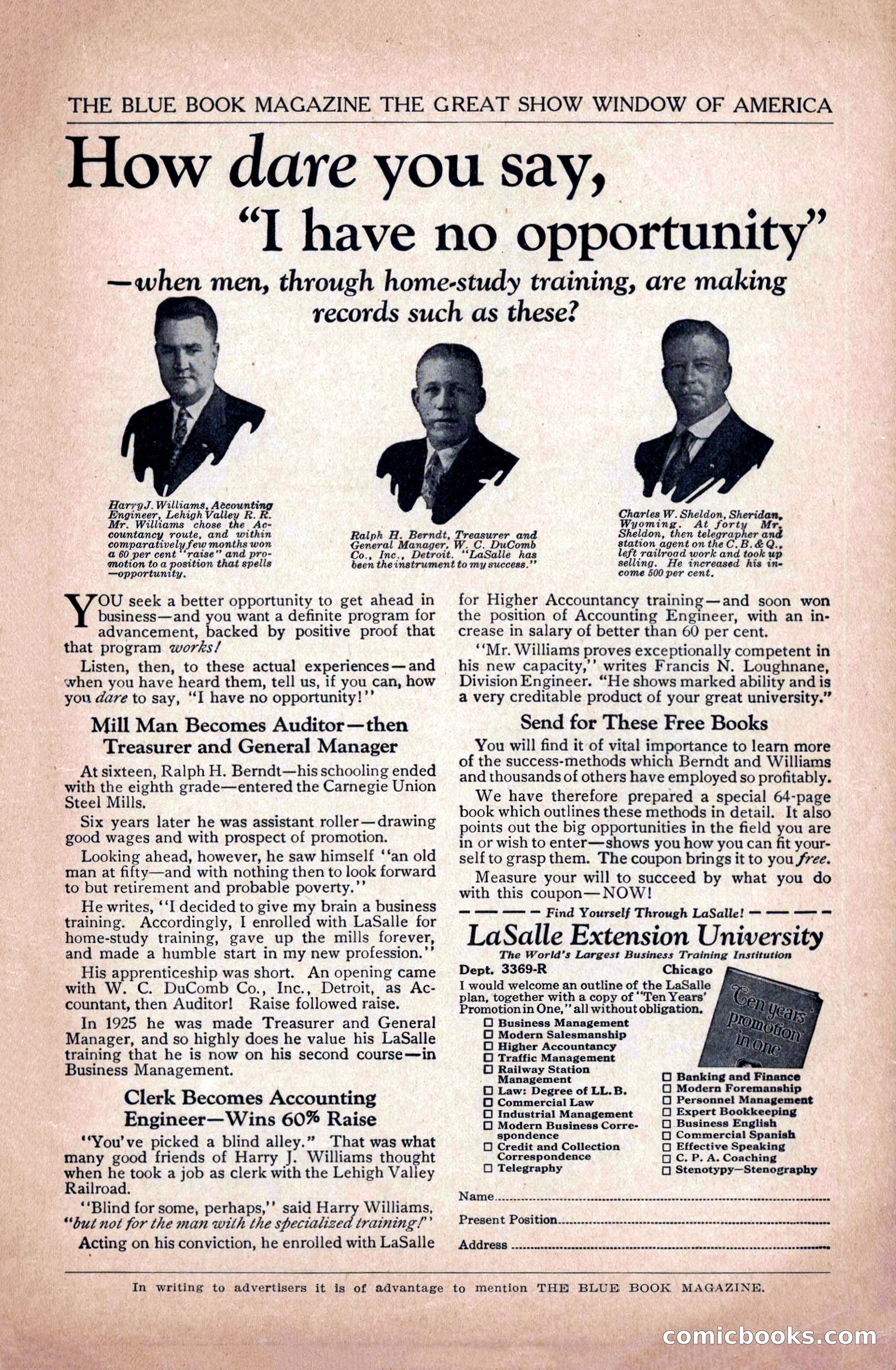 The Illustrated Blue Book Magazine, March 1928 — page 199 of 204
