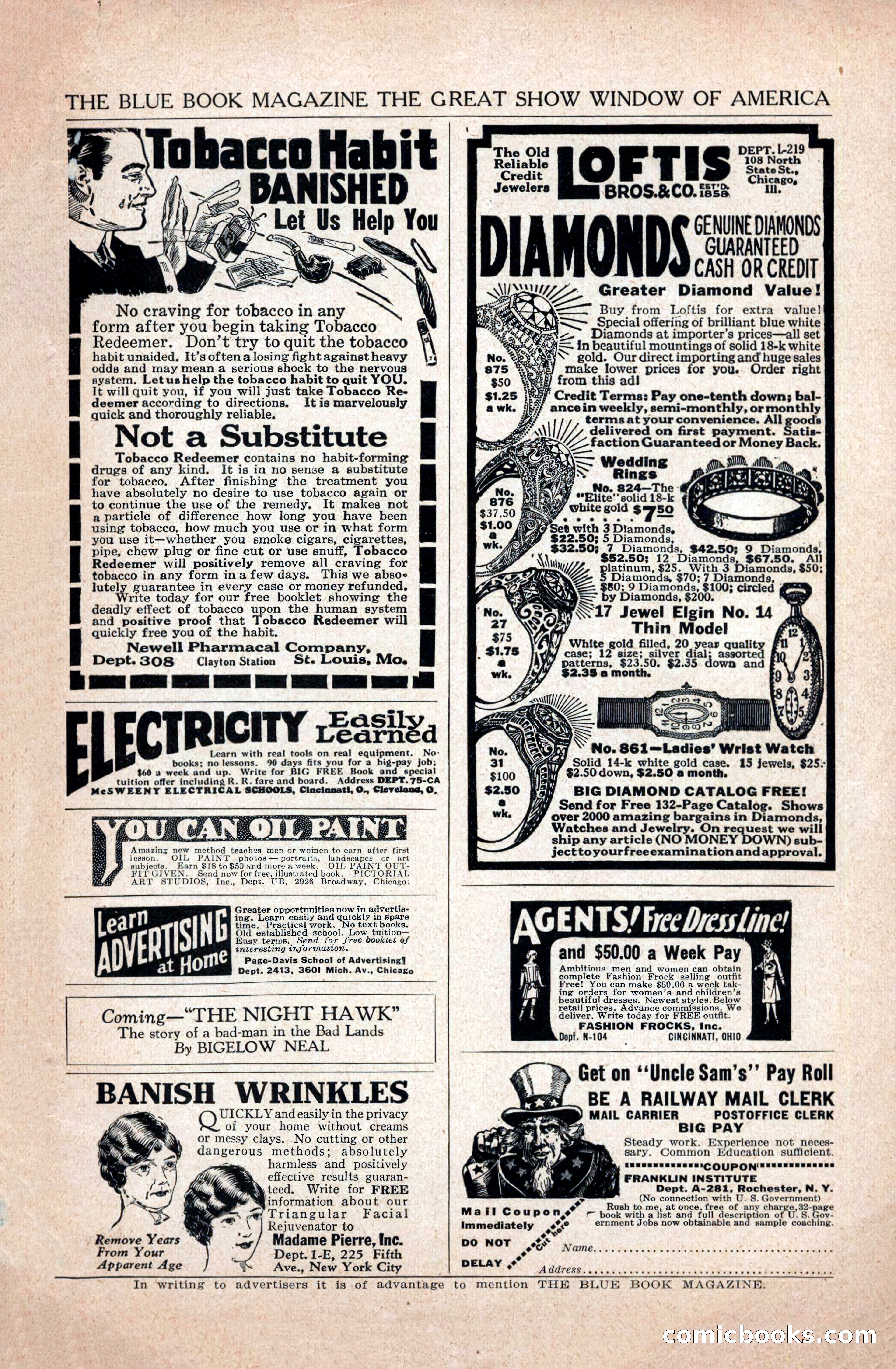 The Illustrated Blue Book Magazine, March 1928 — page 201 of 204