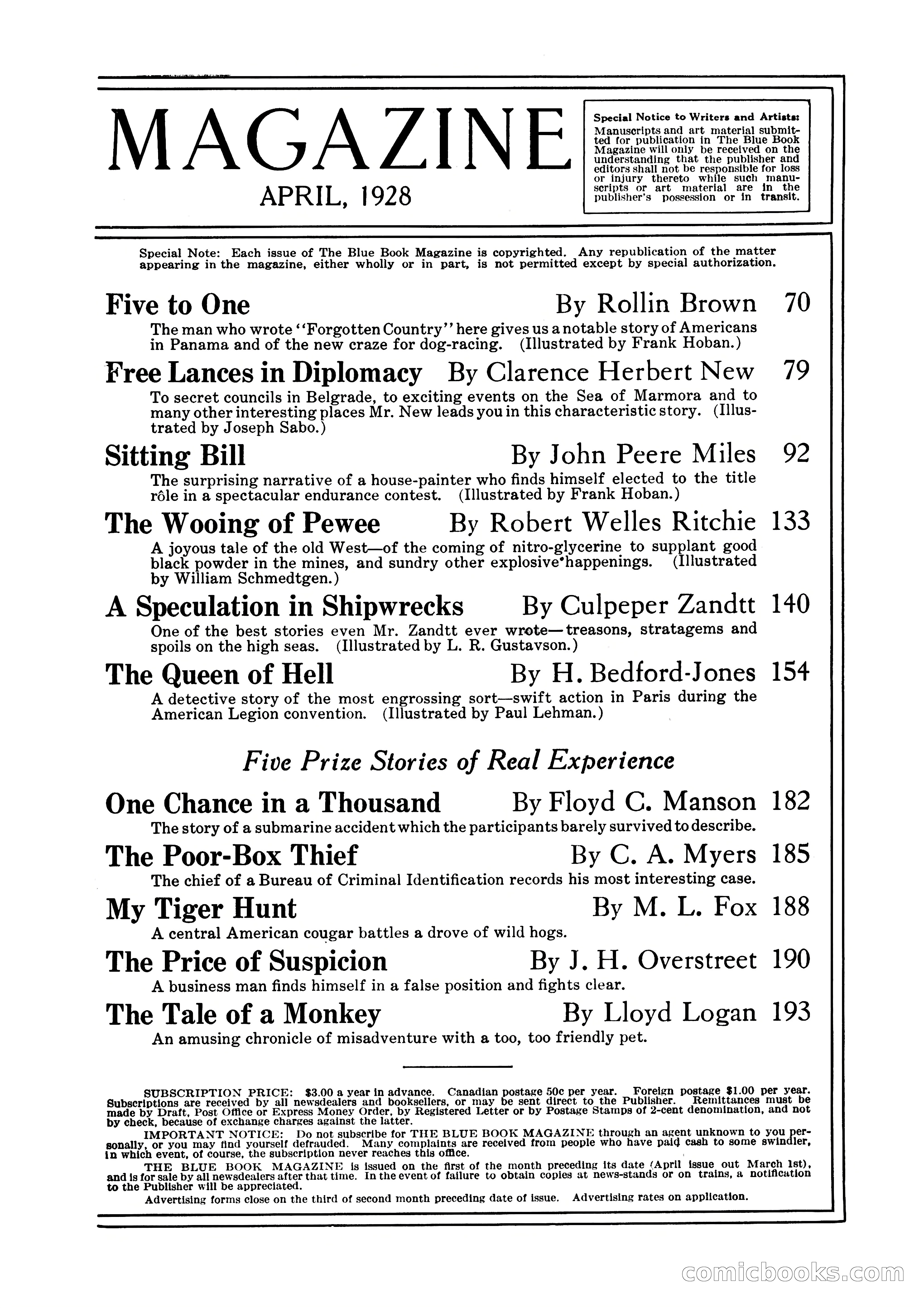 The Illustrated Blue Book Magazine — page 5 of 204