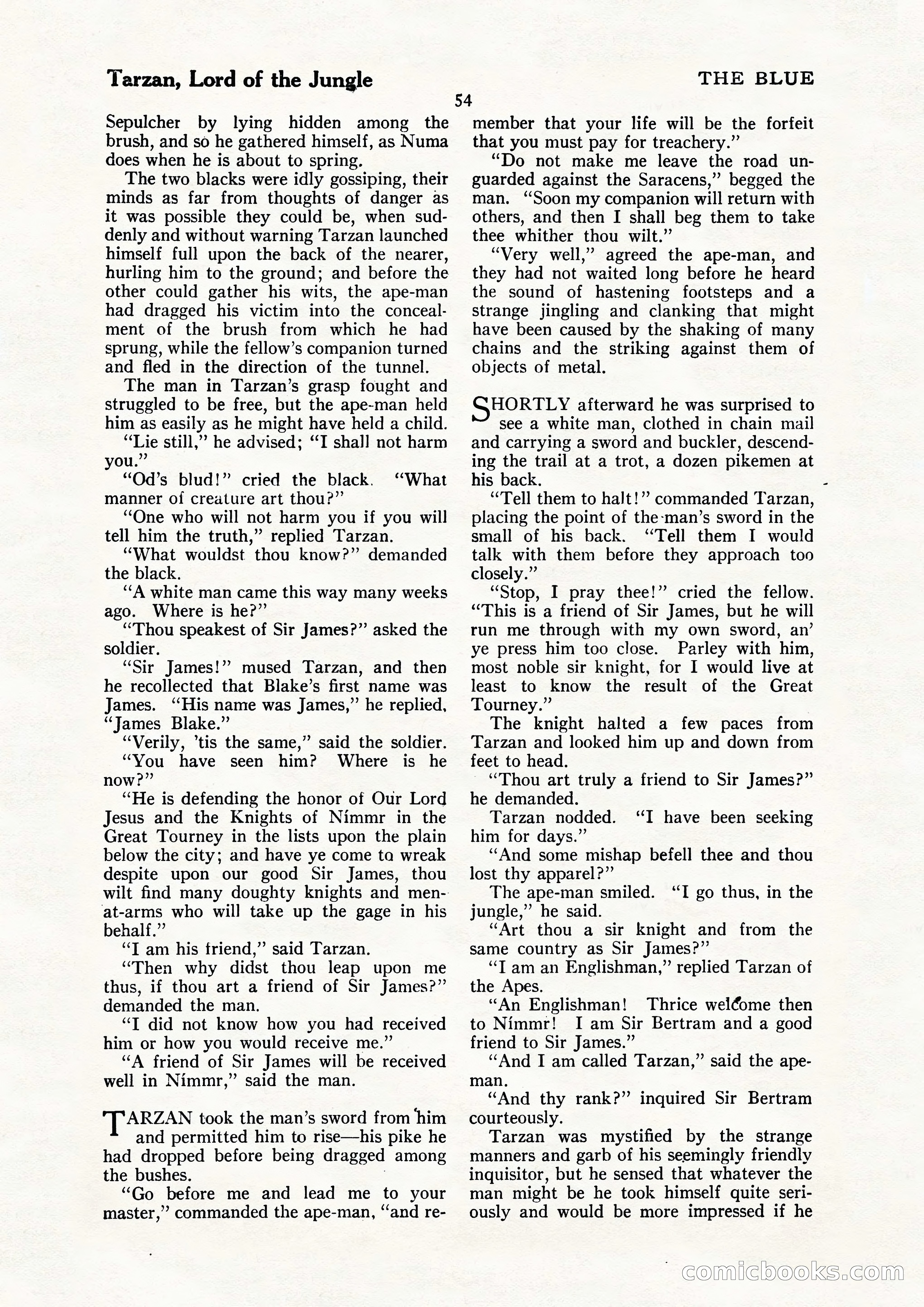 The Illustrated Blue Book Magazine — page 56 of 204