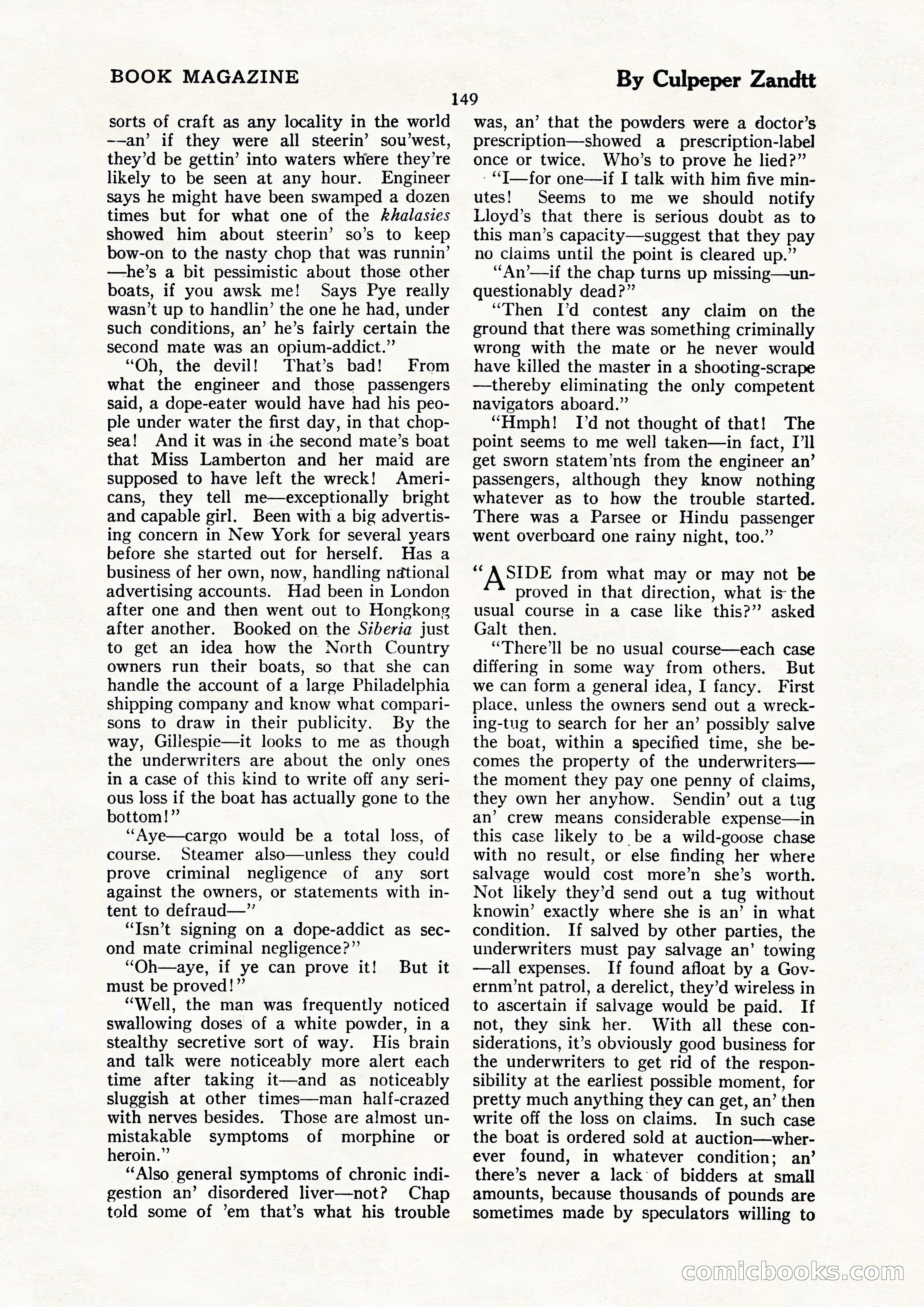The Illustrated Blue Book Magazine — page 151 of 204