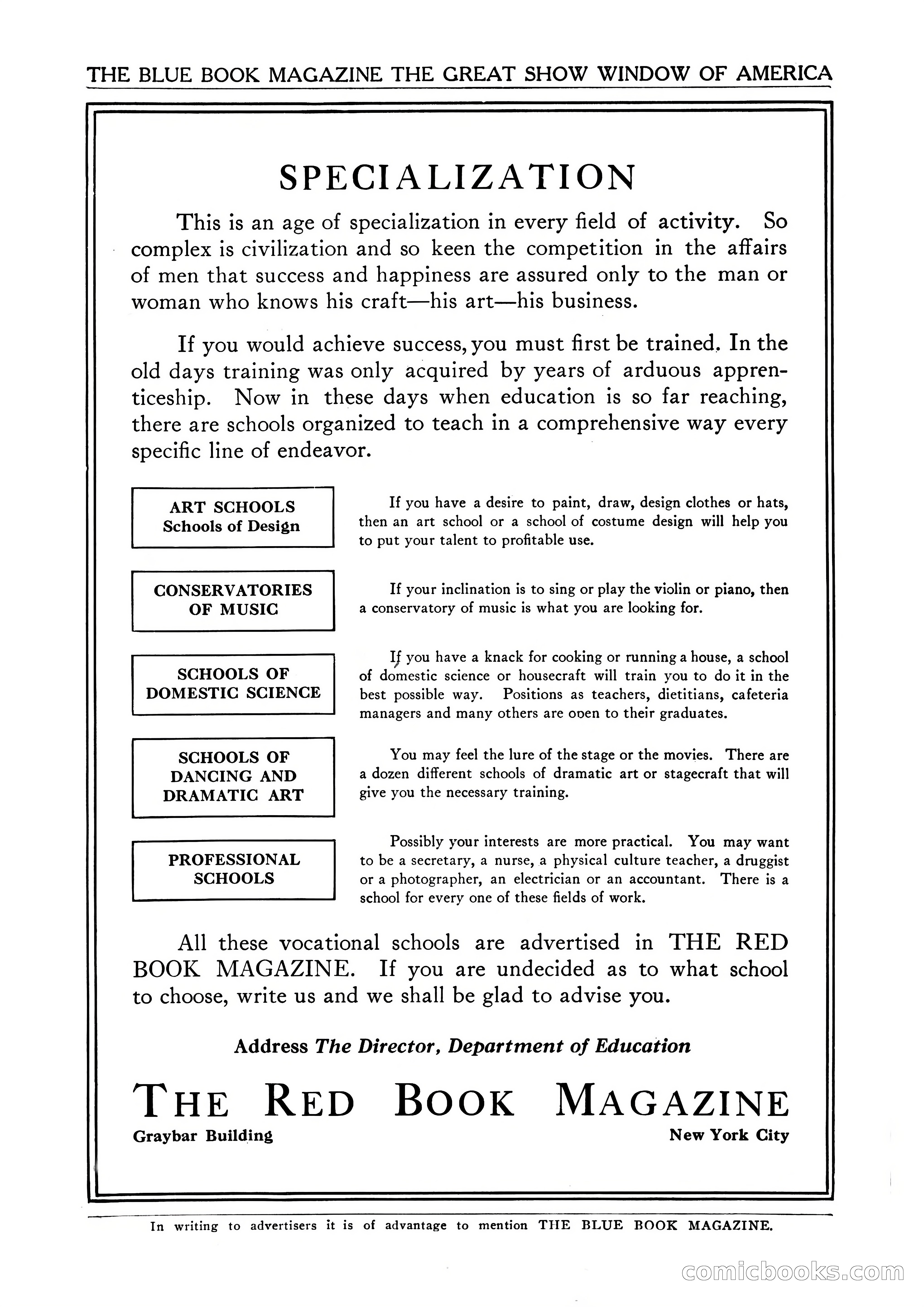 The Illustrated Blue Book Magazine — page 203 of 204