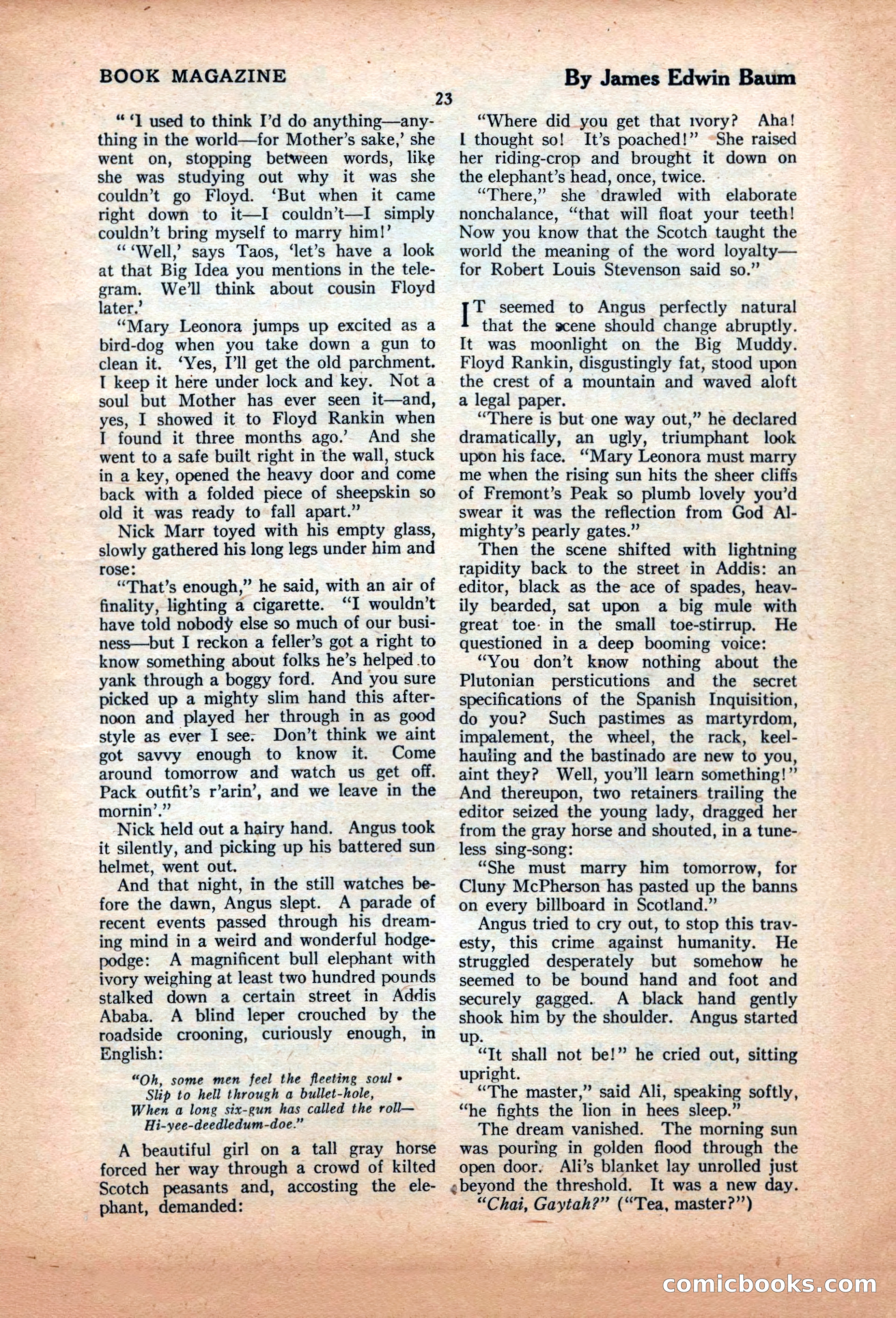 The Illustrated Blue Book Magazine, June 1928 — page 25 of 204
