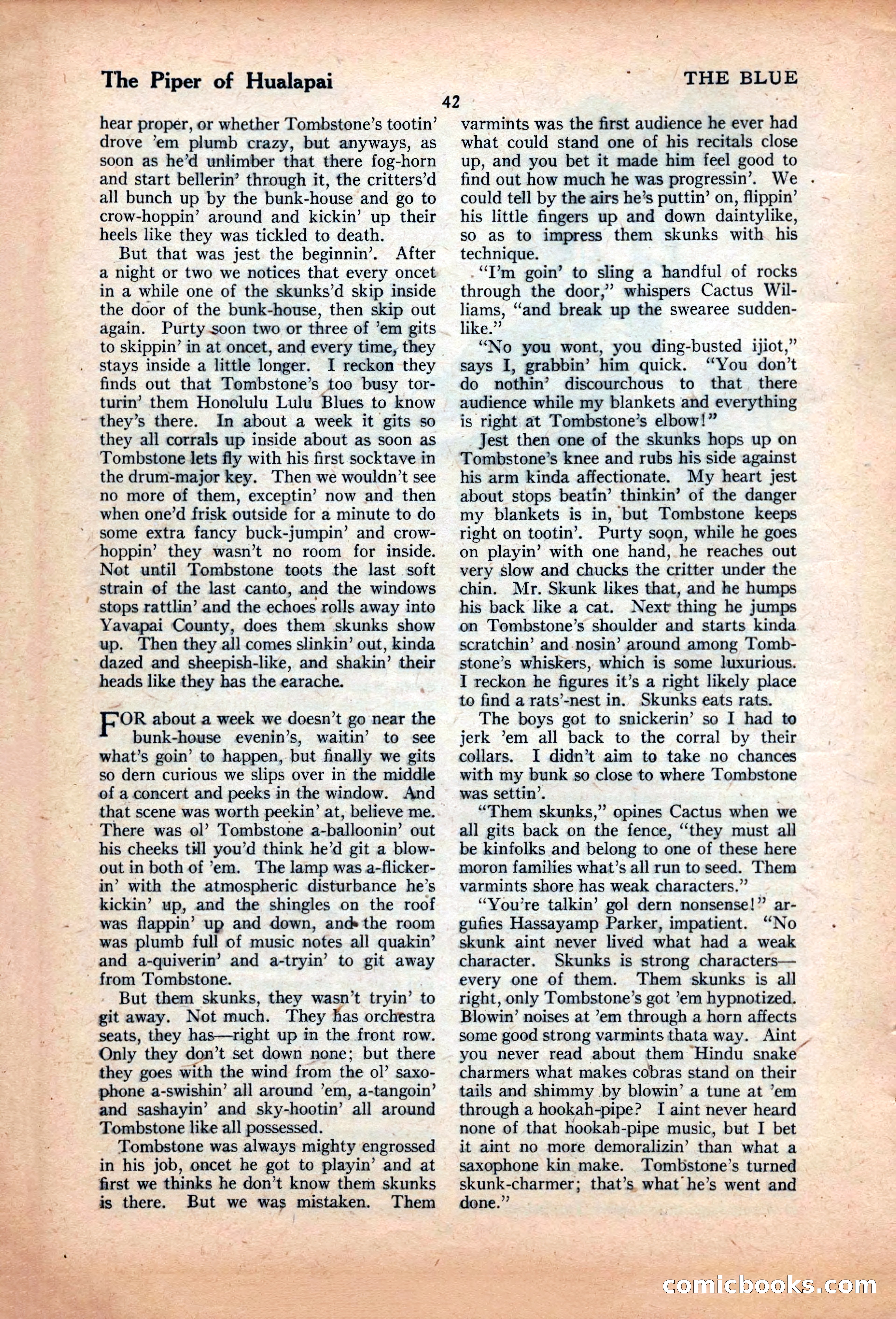 The Illustrated Blue Book Magazine, June 1928 — page 44 of 204