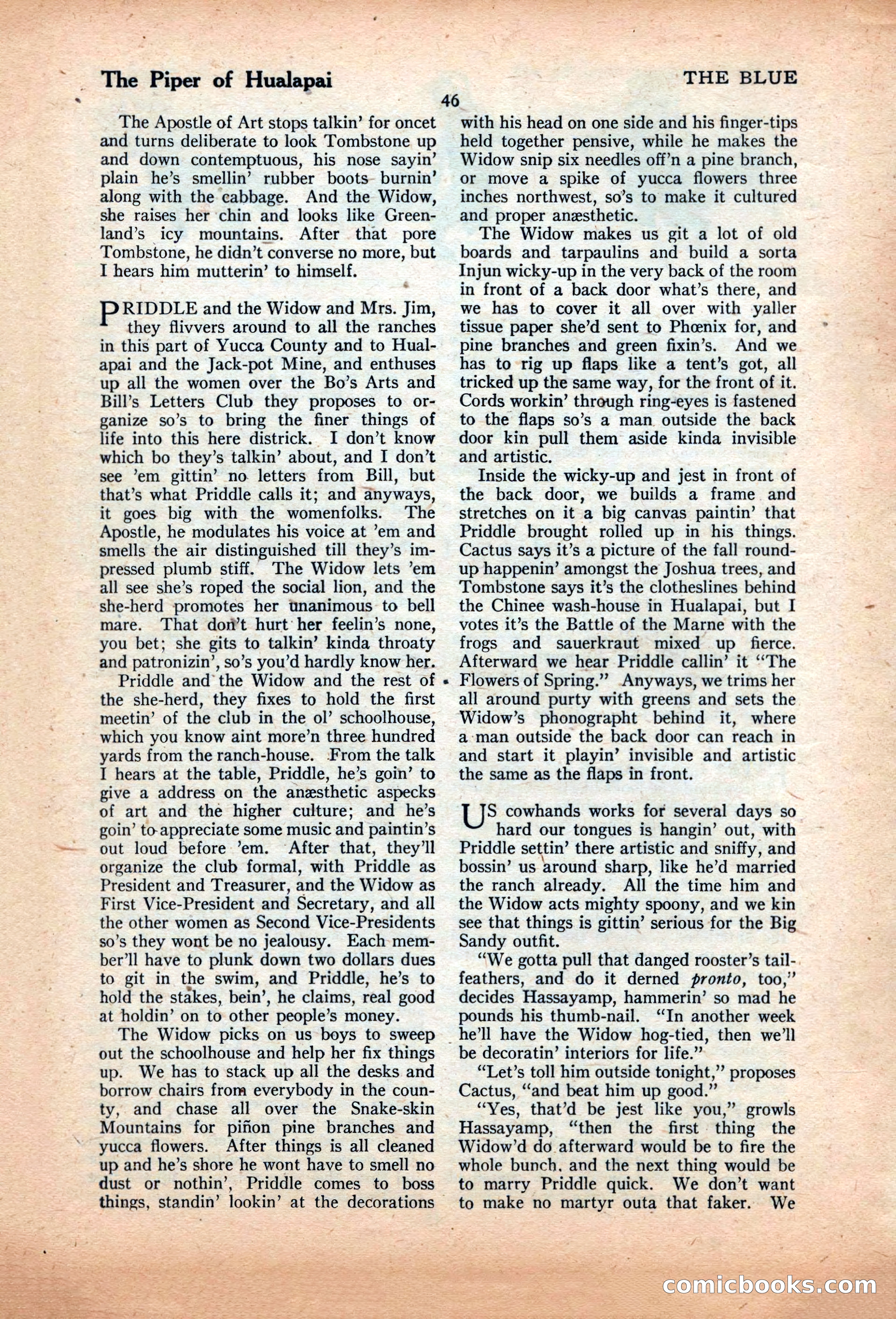 The Illustrated Blue Book Magazine, June 1928 — page 48 of 204