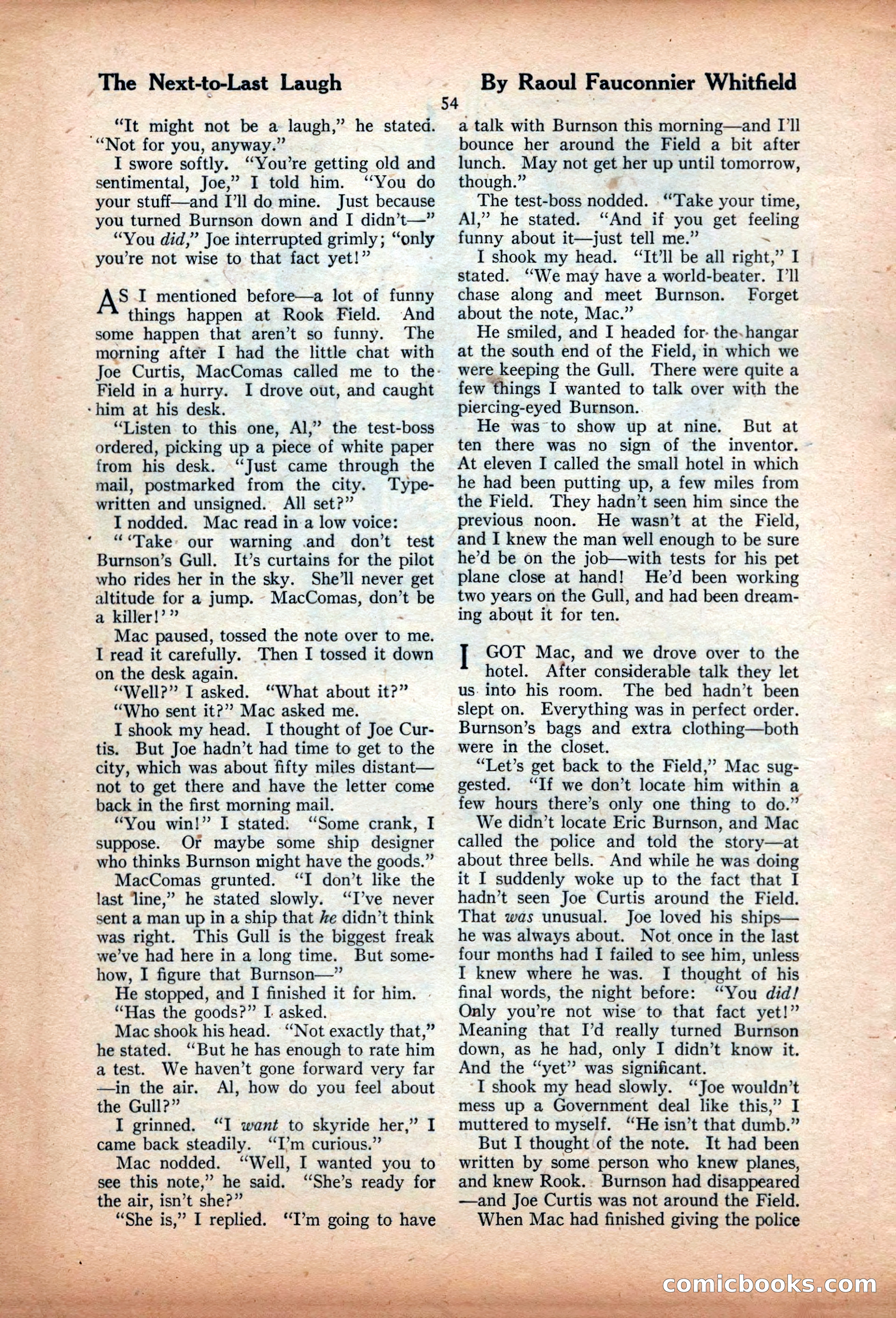 The Illustrated Blue Book Magazine, June 1928 — page 56 of 204