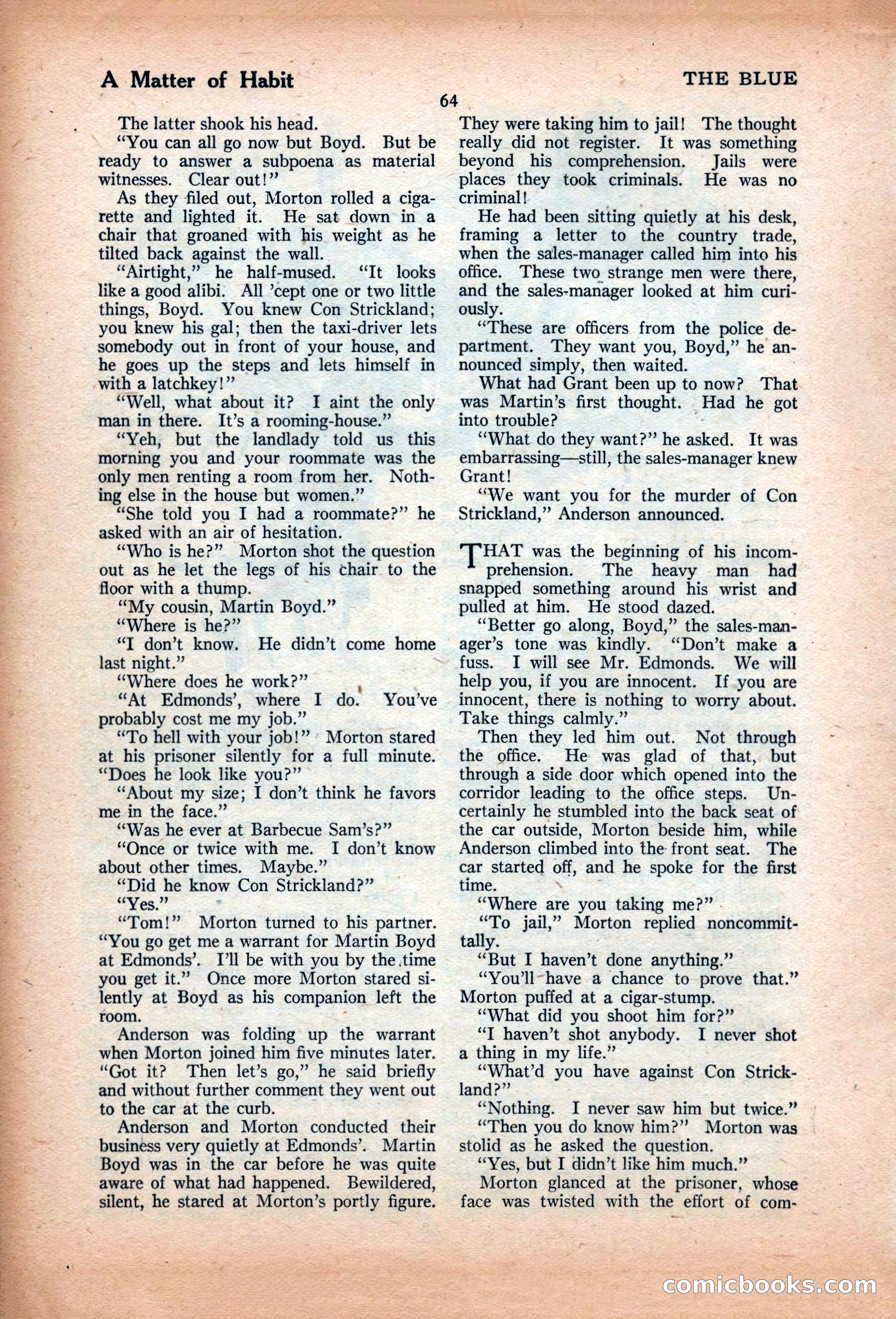 The Illustrated Blue Book Magazine, June 1928 — page 66 of 204