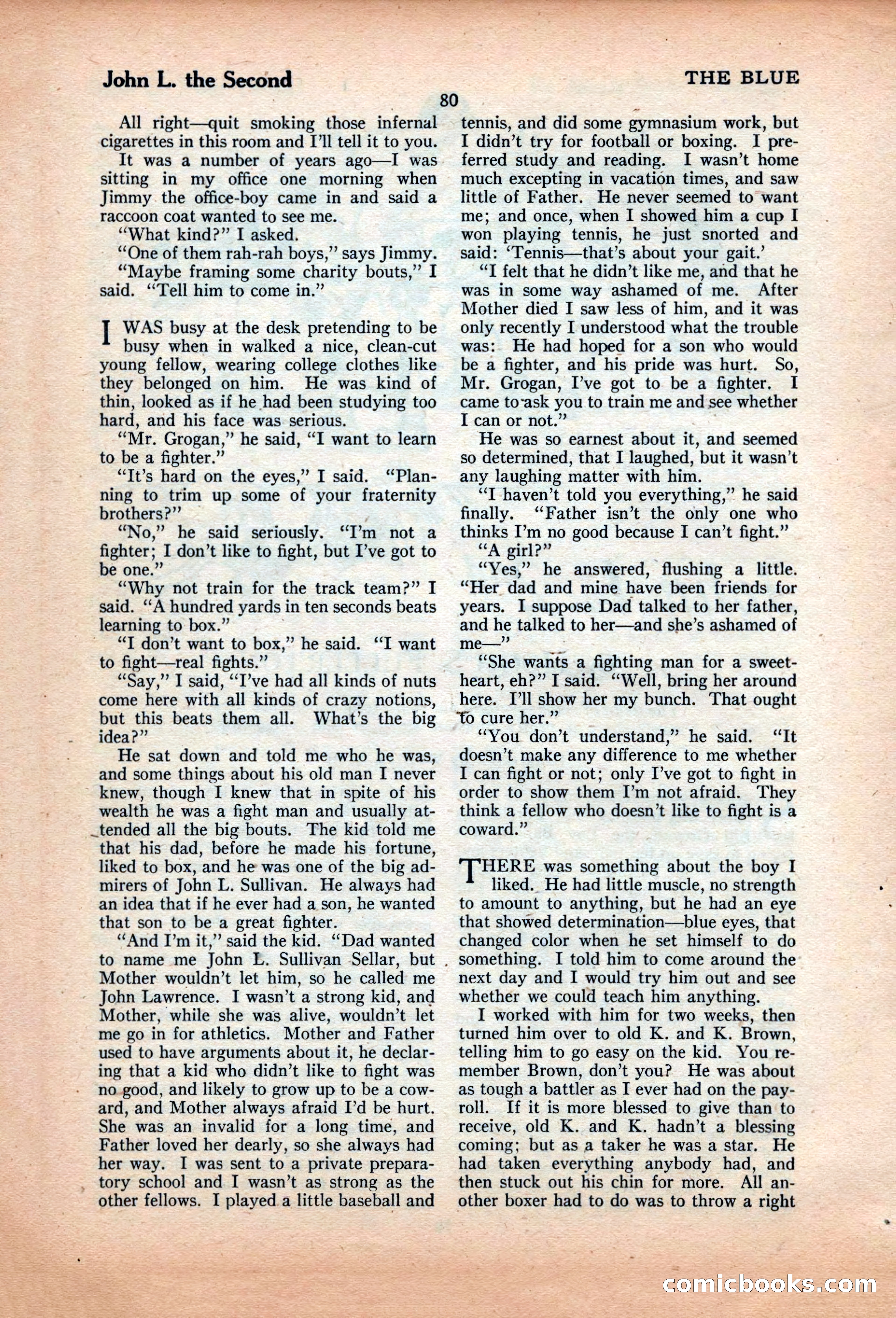 The Illustrated Blue Book Magazine, June 1928 — page 82 of 204