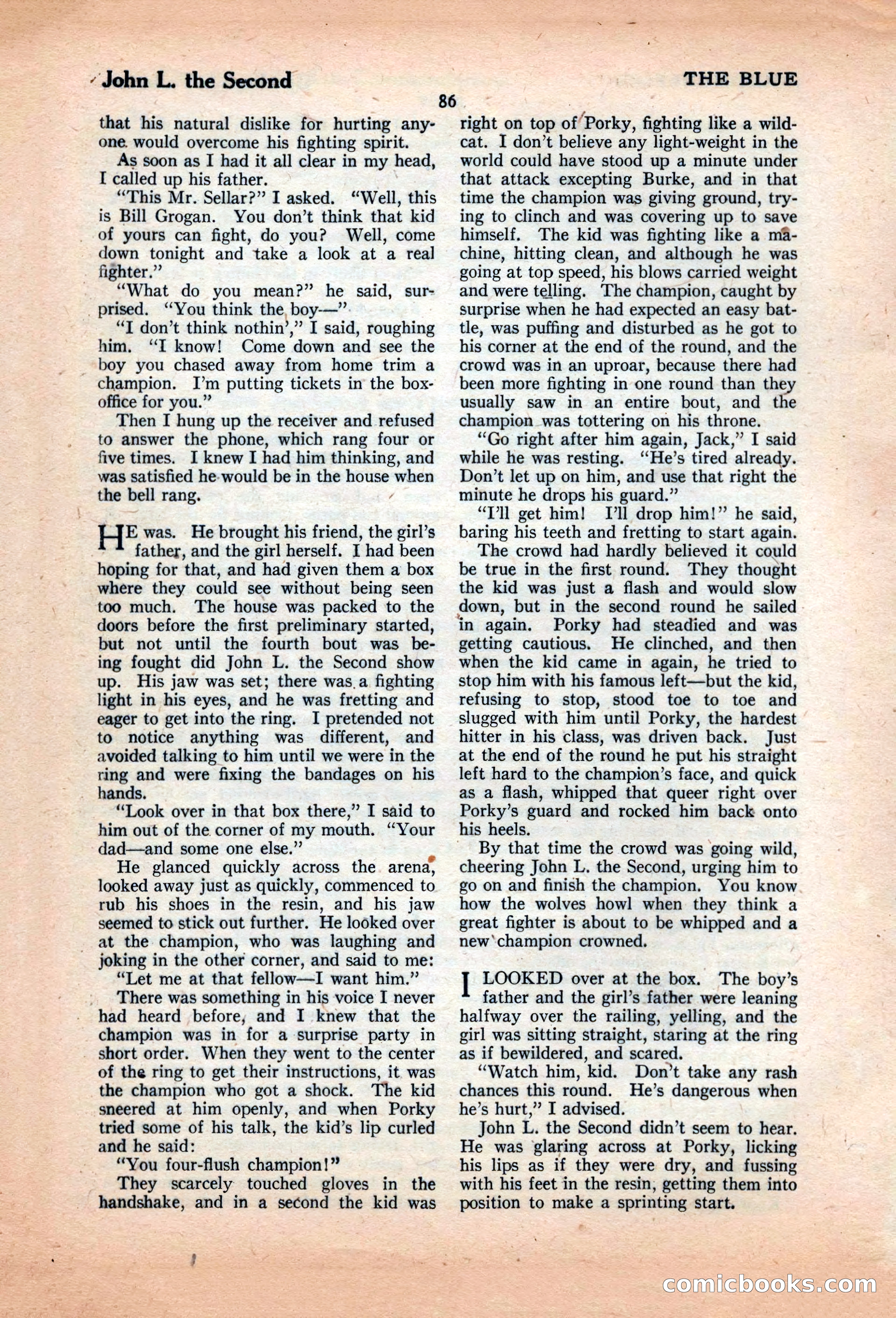 The Illustrated Blue Book Magazine, June 1928 — page 88 of 204