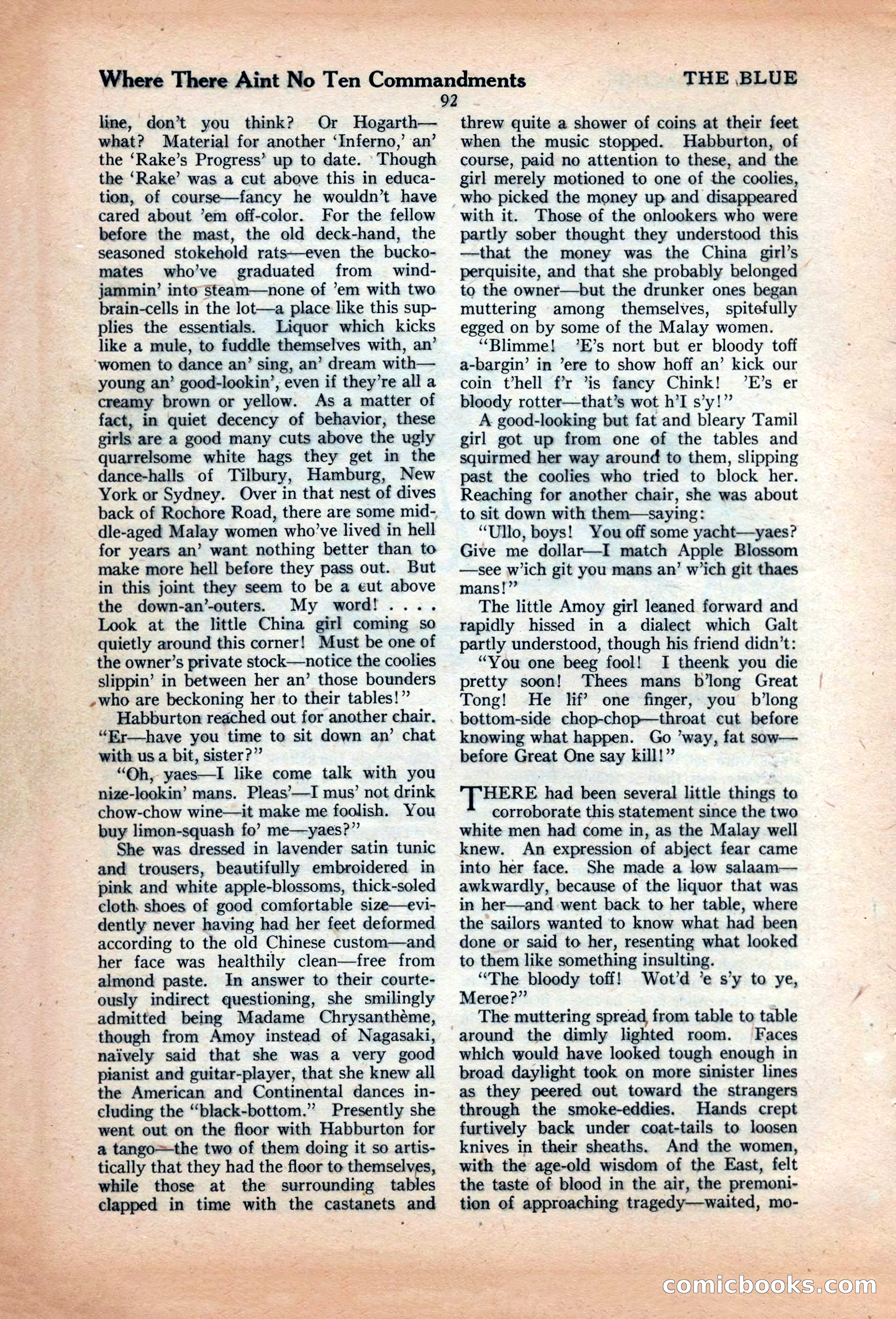 The Illustrated Blue Book Magazine, June 1928 — page 94 of 204