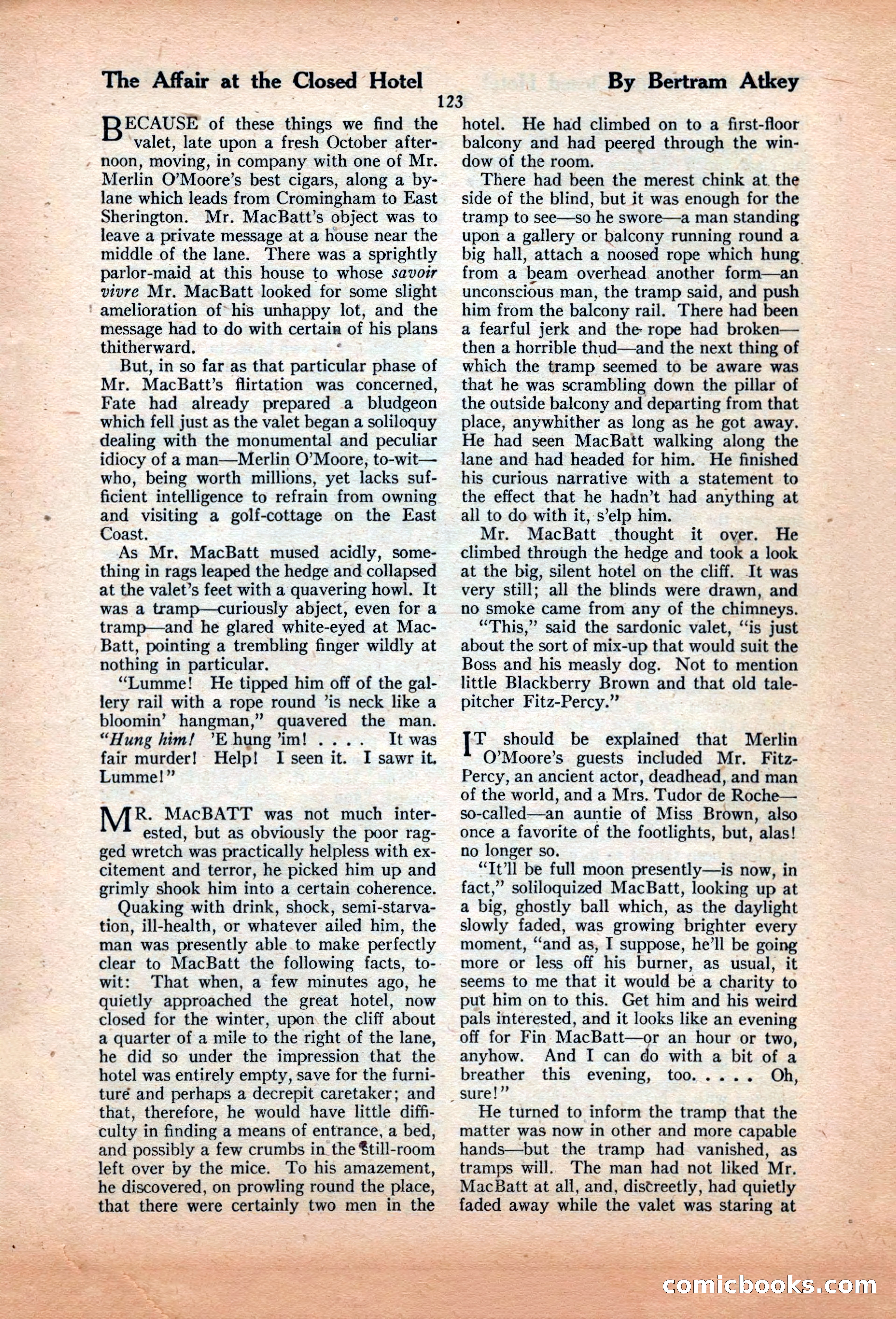 The Illustrated Blue Book Magazine, June 1928 — page 125 of 204