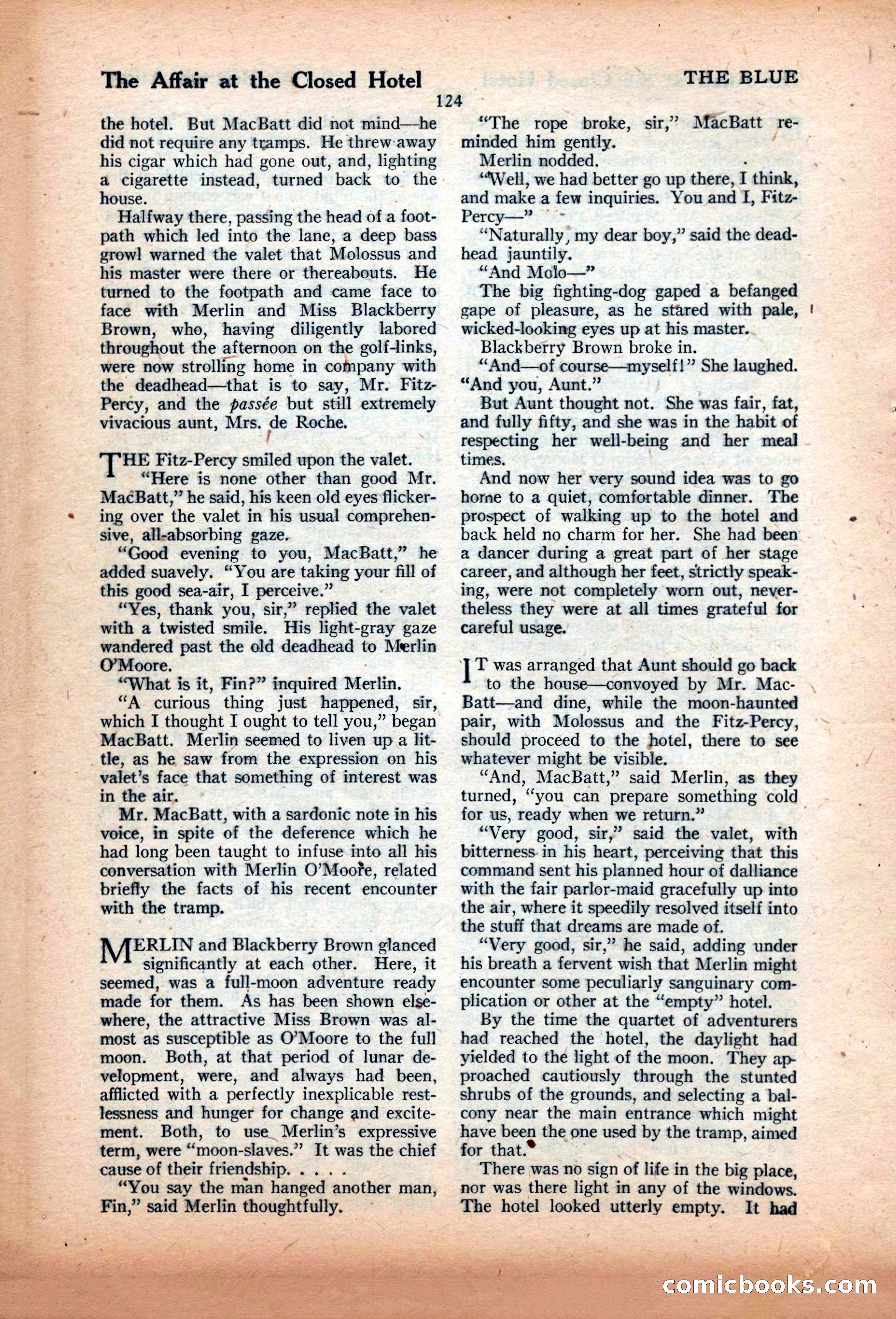 The Illustrated Blue Book Magazine, June 1928 — page 126 of 204