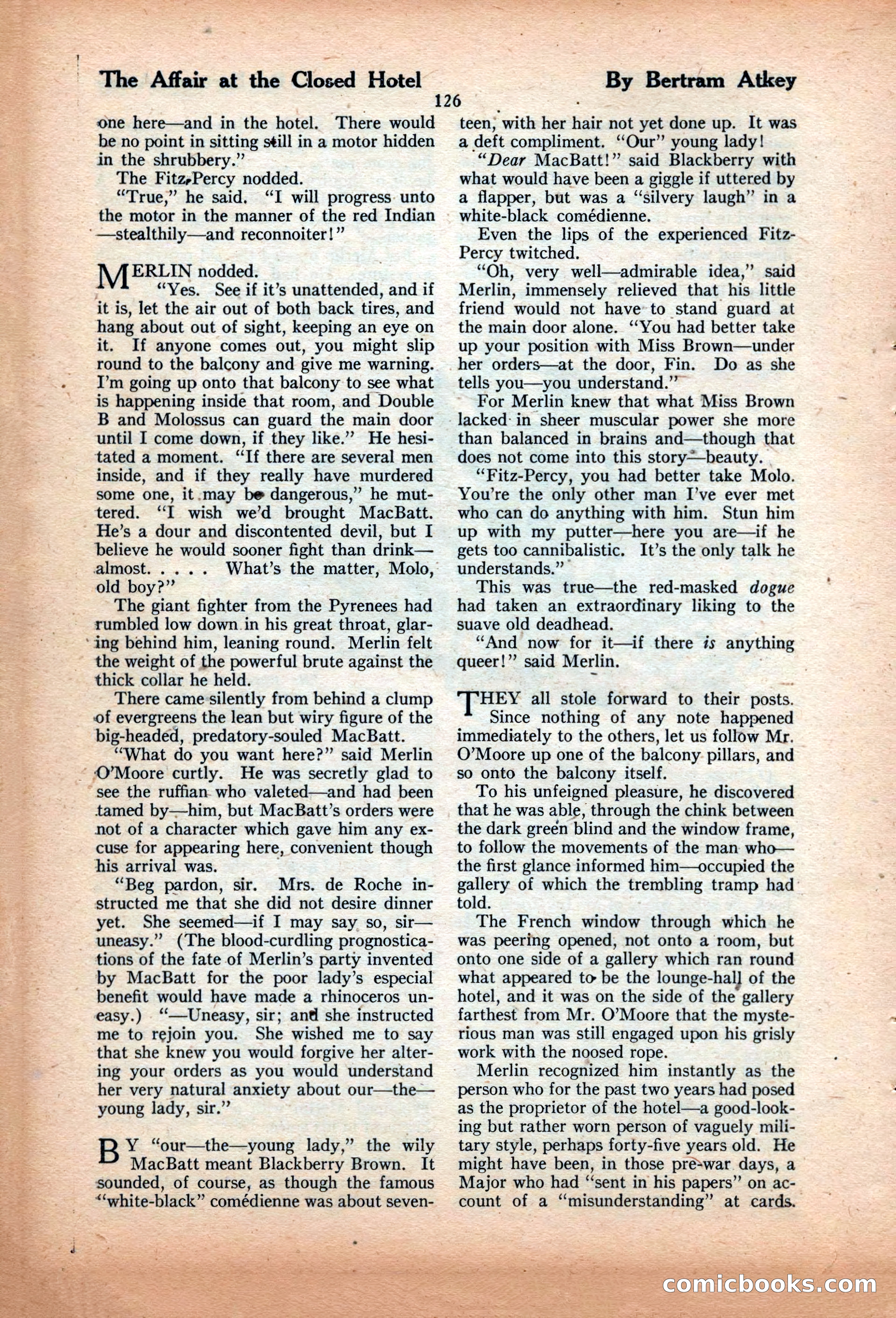 The Illustrated Blue Book Magazine, June 1928 — page 128 of 204