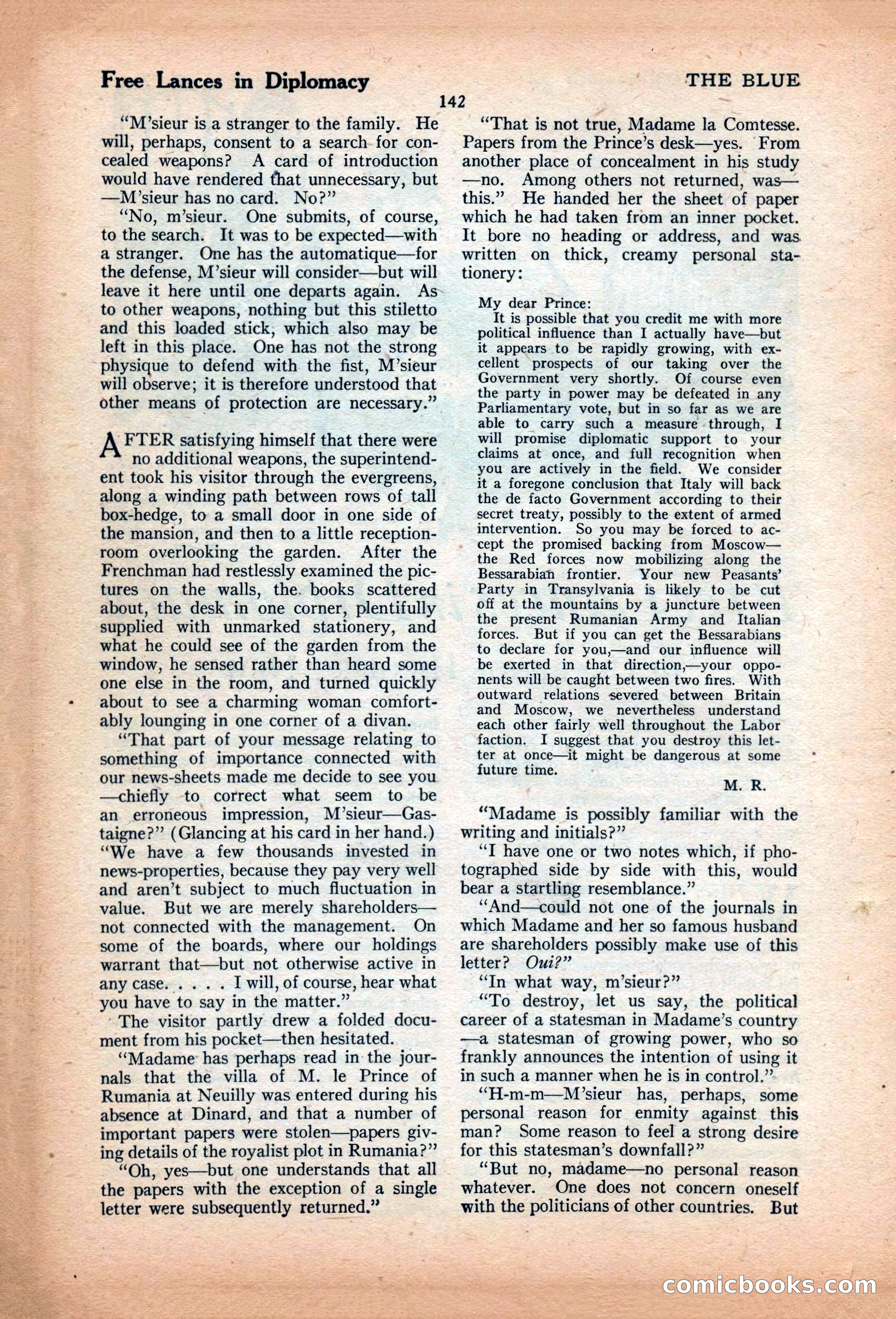 The Illustrated Blue Book Magazine, June 1928 — page 144 of 204