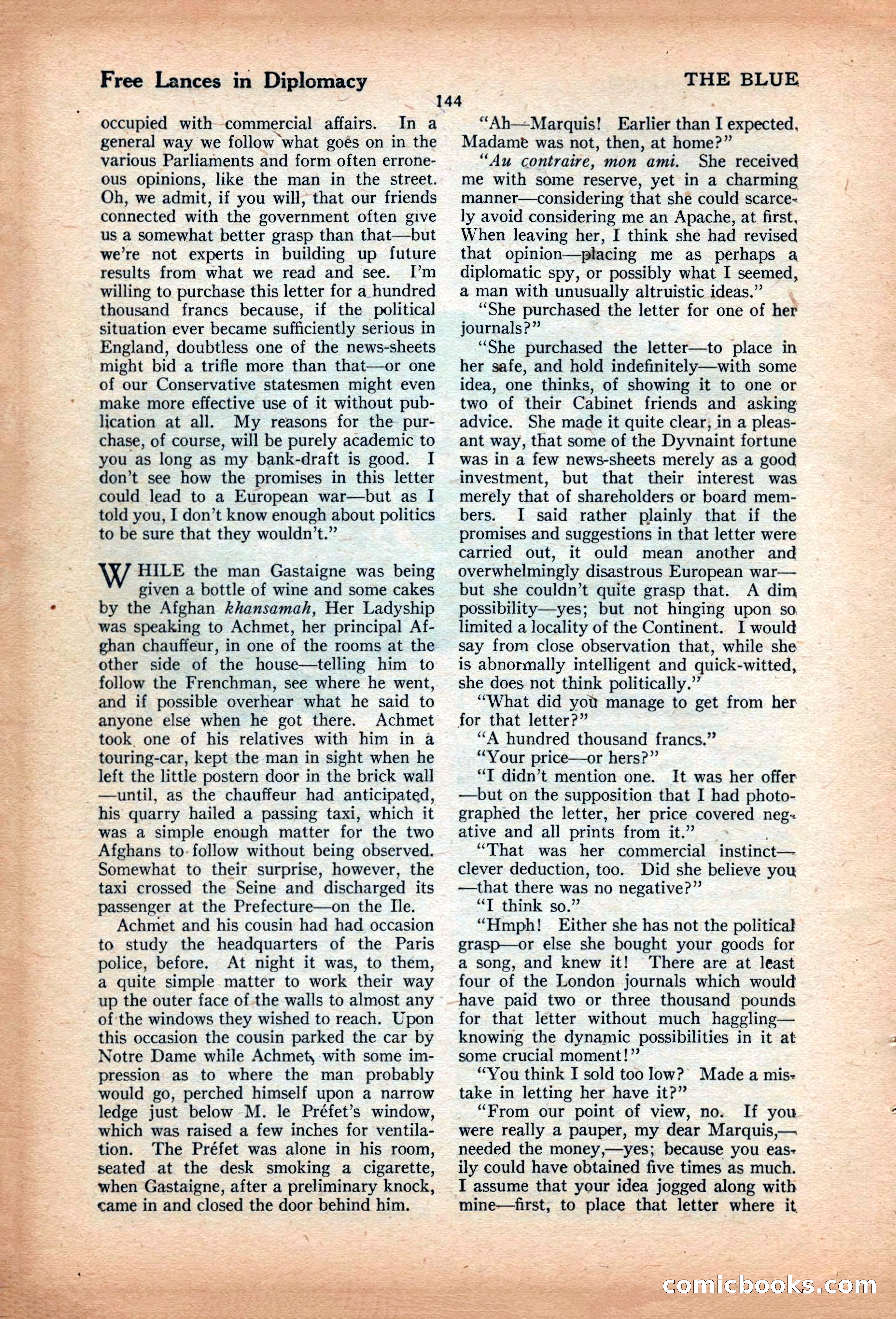 The Illustrated Blue Book Magazine, June 1928 — page 146 of 204