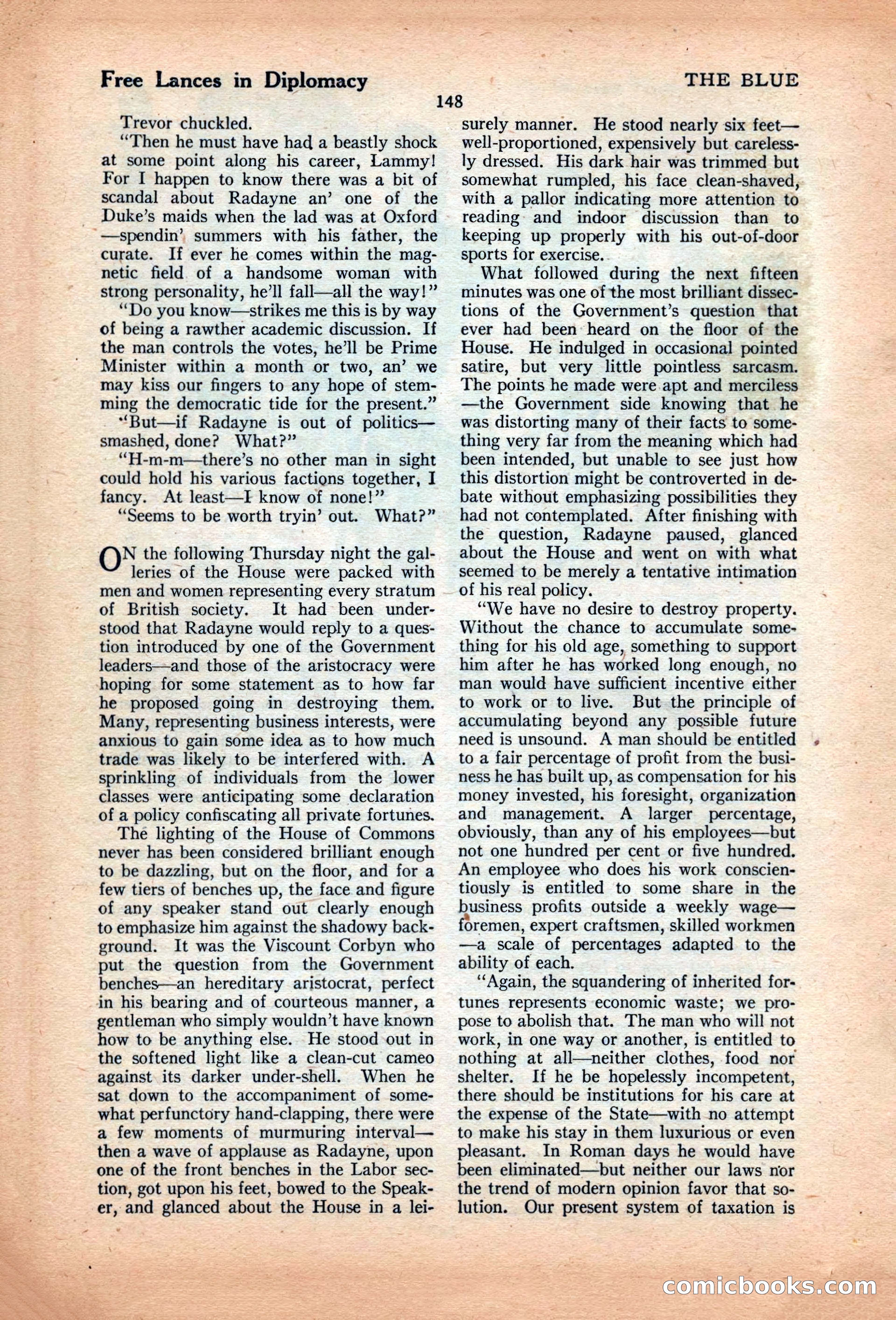 The Illustrated Blue Book Magazine, June 1928 — page 150 of 204