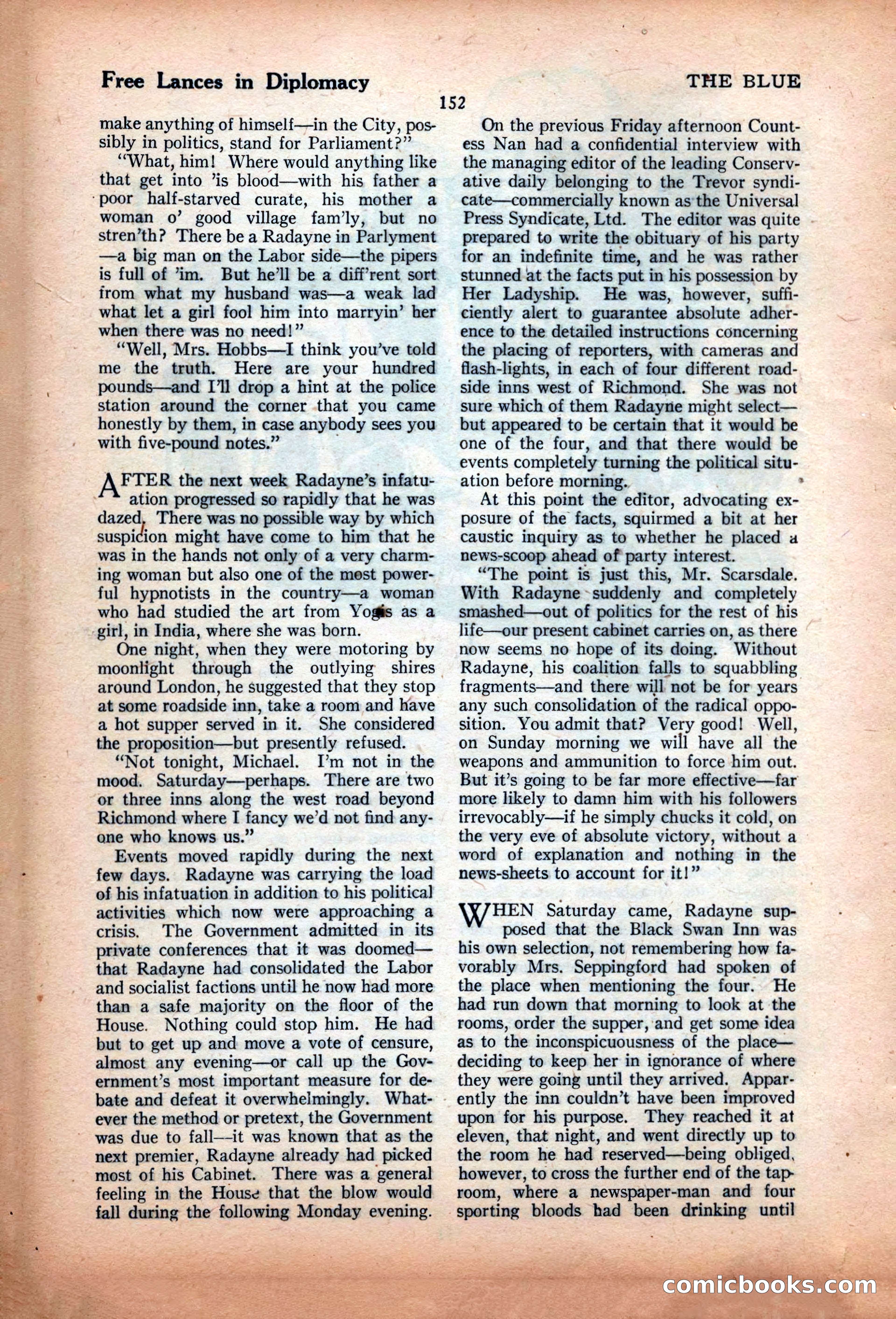 The Illustrated Blue Book Magazine, June 1928 — page 154 of 204