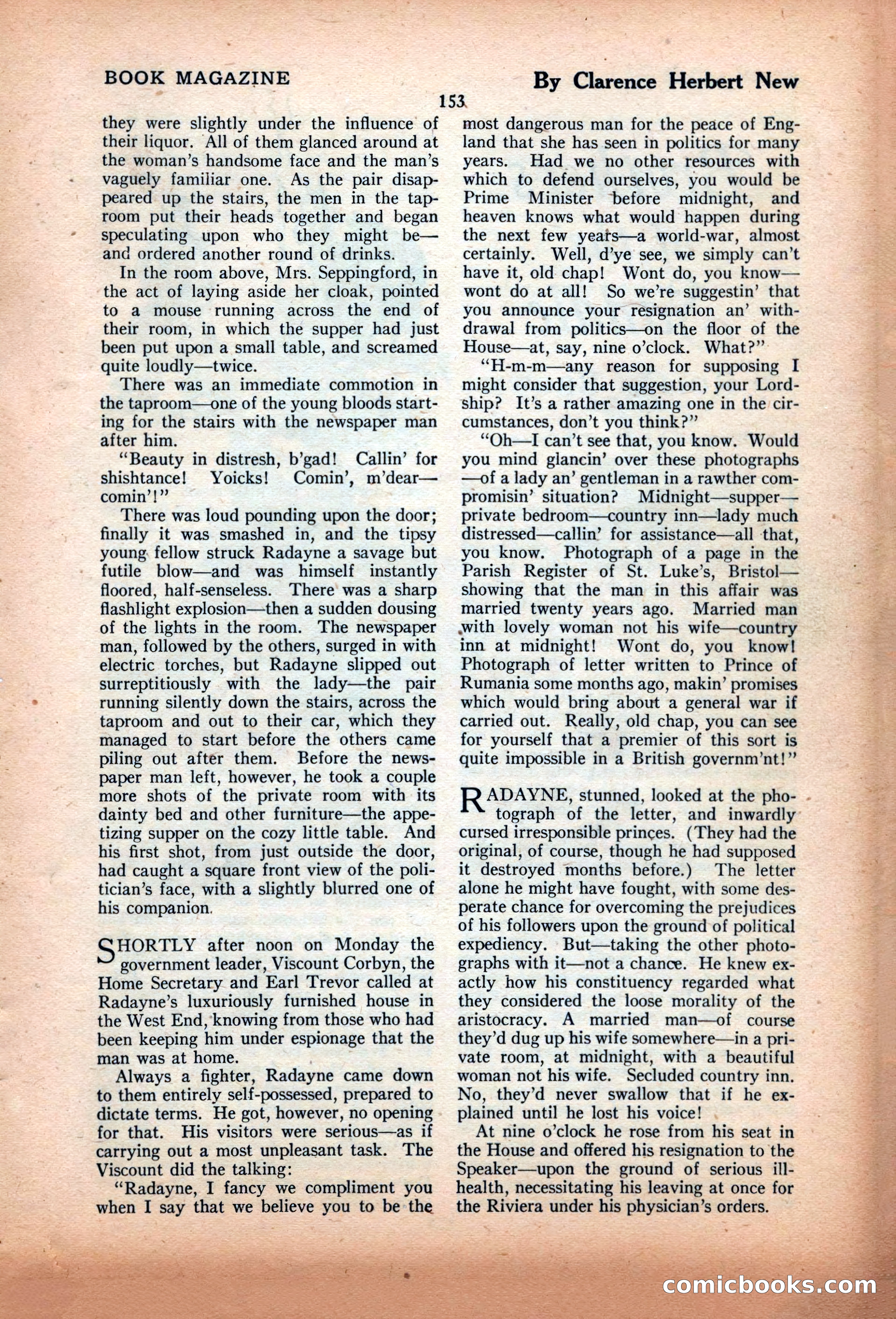 The Illustrated Blue Book Magazine, June 1928 — page 155 of 204