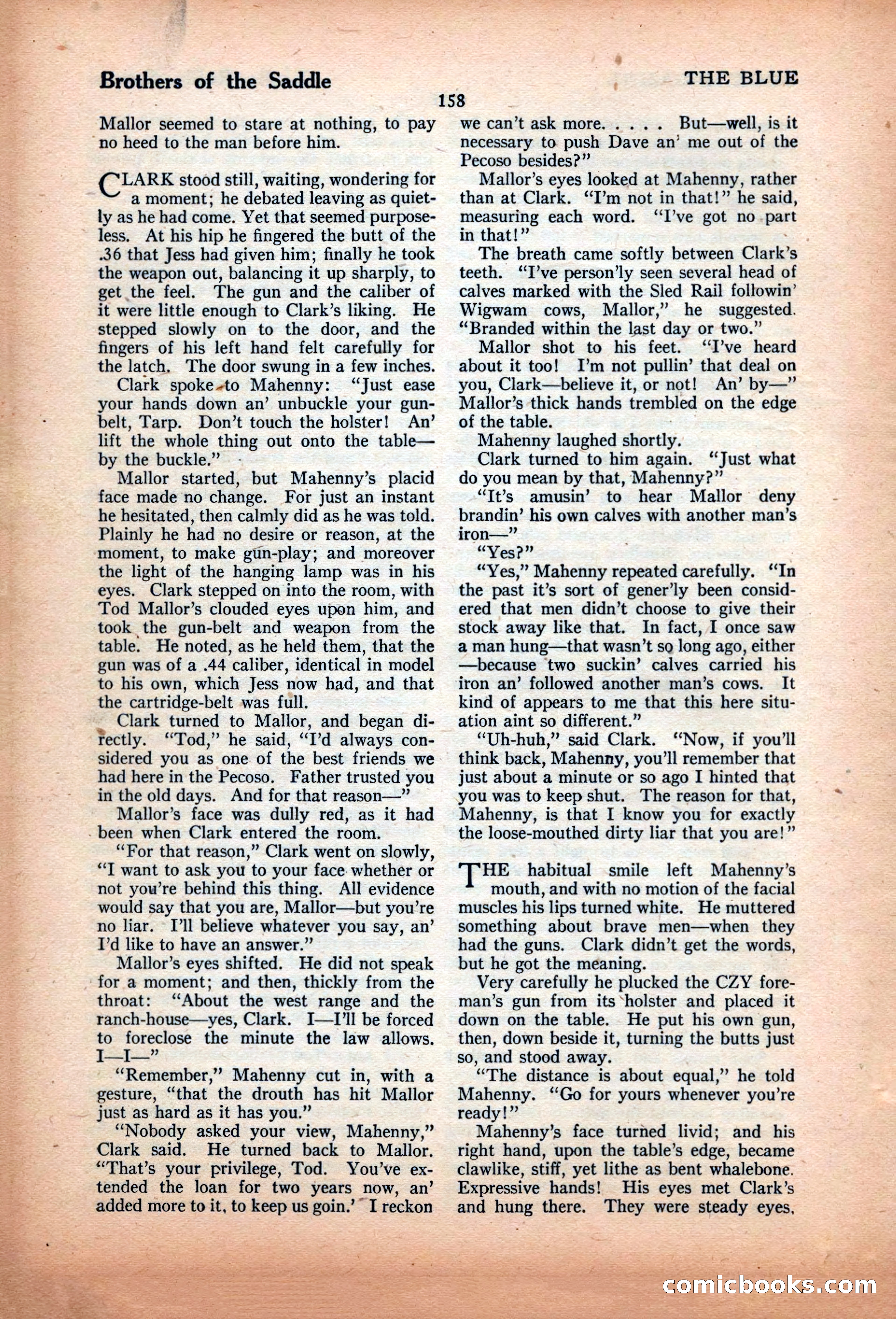 The Illustrated Blue Book Magazine, June 1928 — page 160 of 204