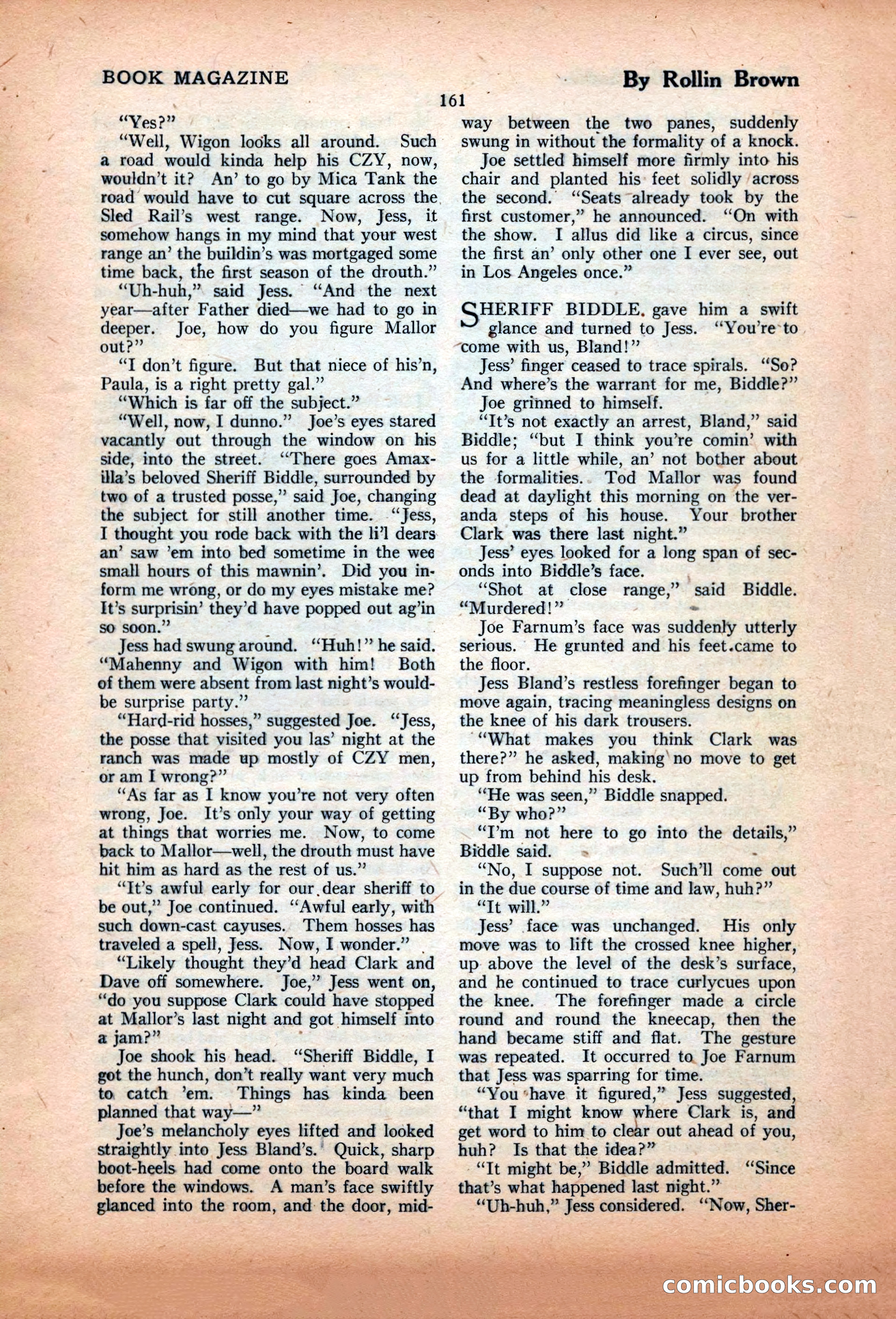 The Illustrated Blue Book Magazine, June 1928 — page 163 of 204