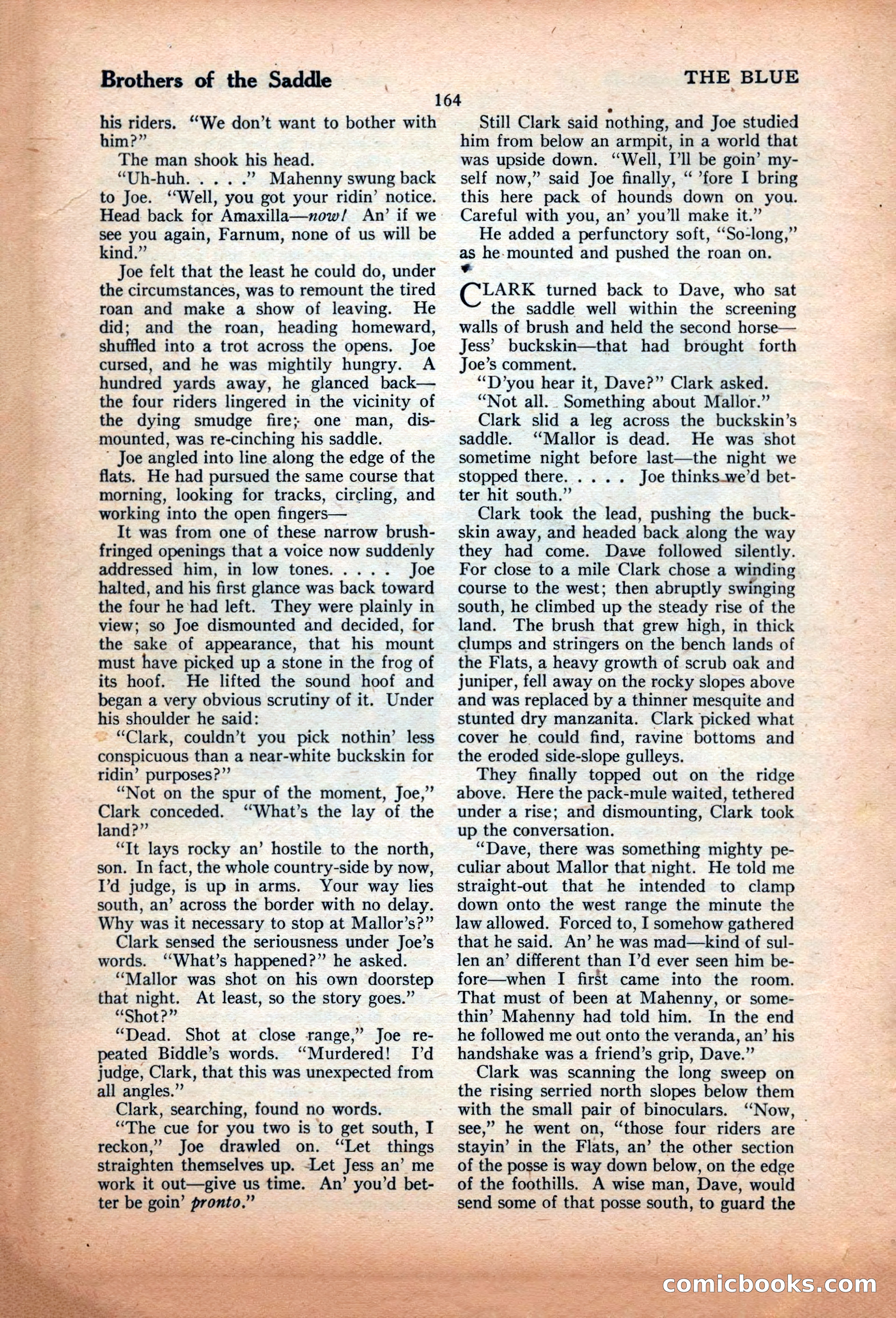 The Illustrated Blue Book Magazine, June 1928 — page 166 of 204