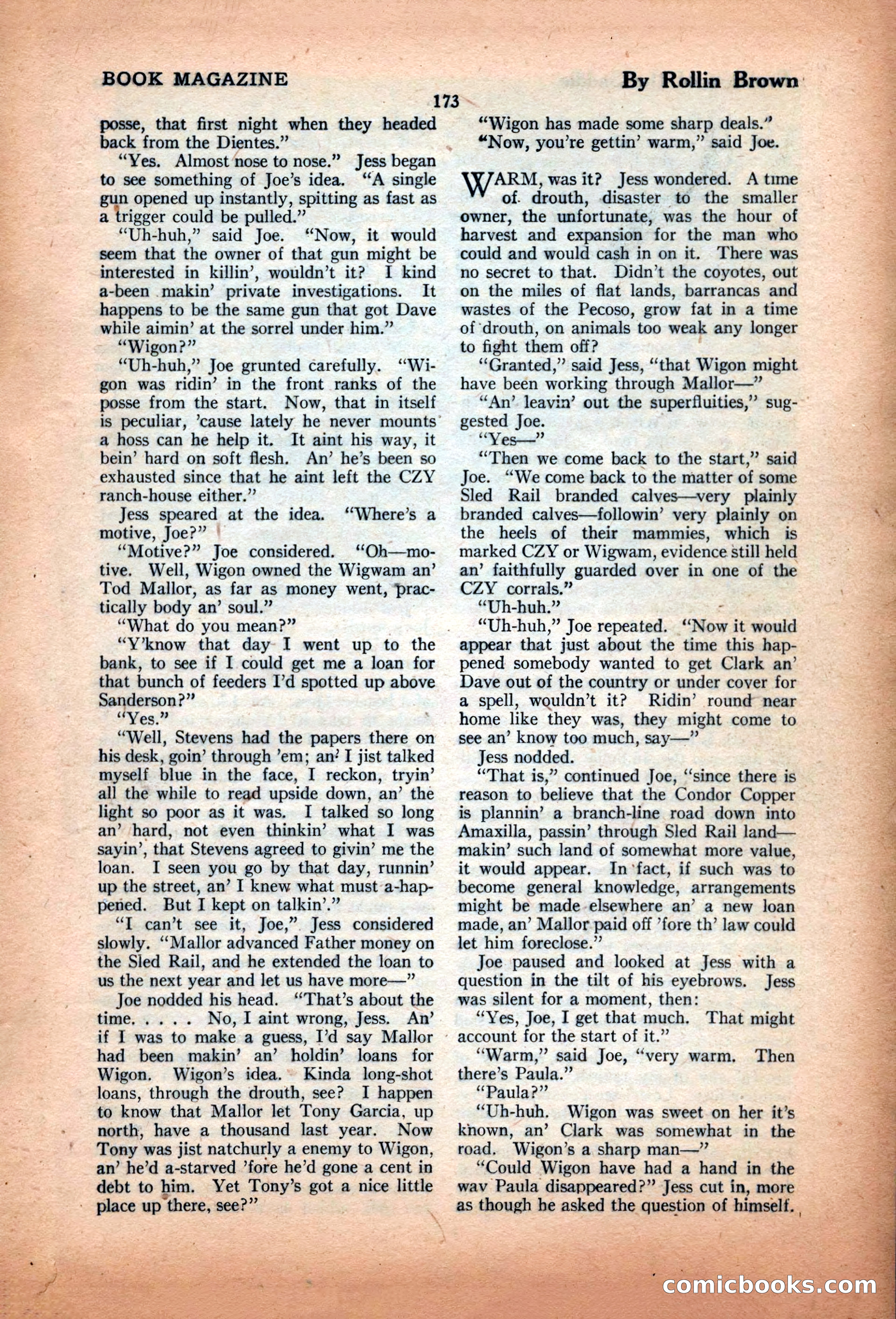 The Illustrated Blue Book Magazine, June 1928 — page 175 of 204