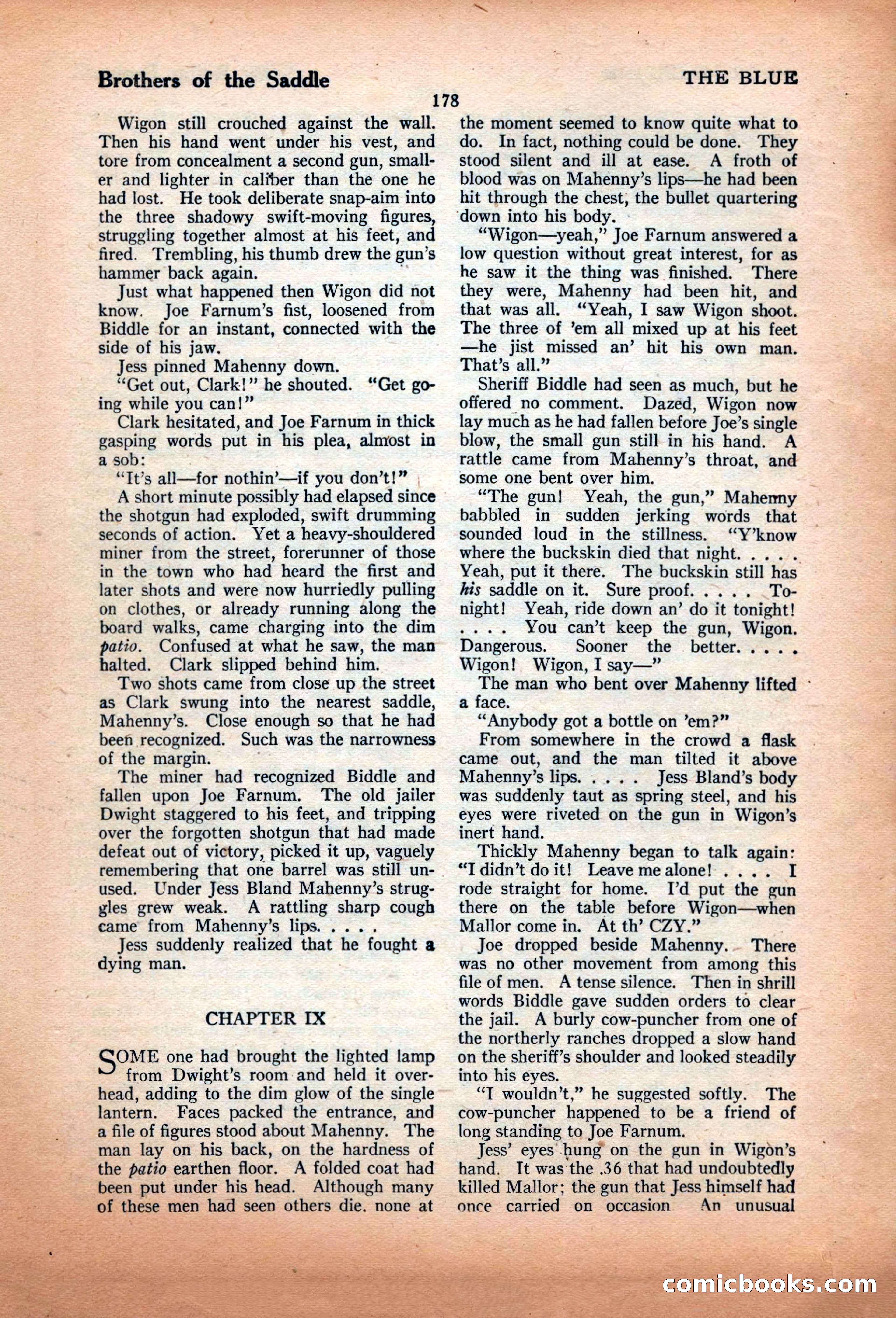 The Illustrated Blue Book Magazine, June 1928 — page 180 of 204