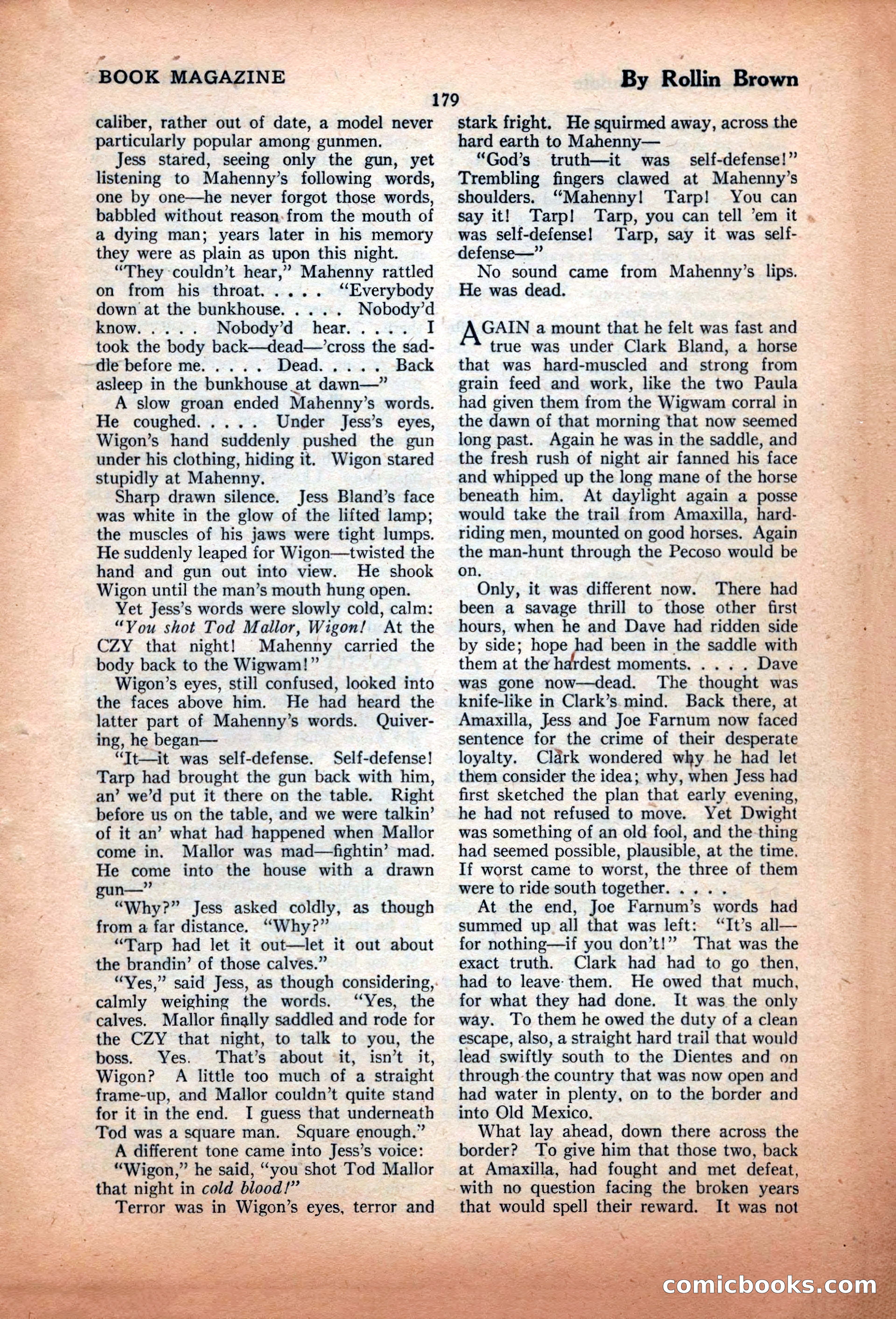 The Illustrated Blue Book Magazine, June 1928 — page 181 of 204