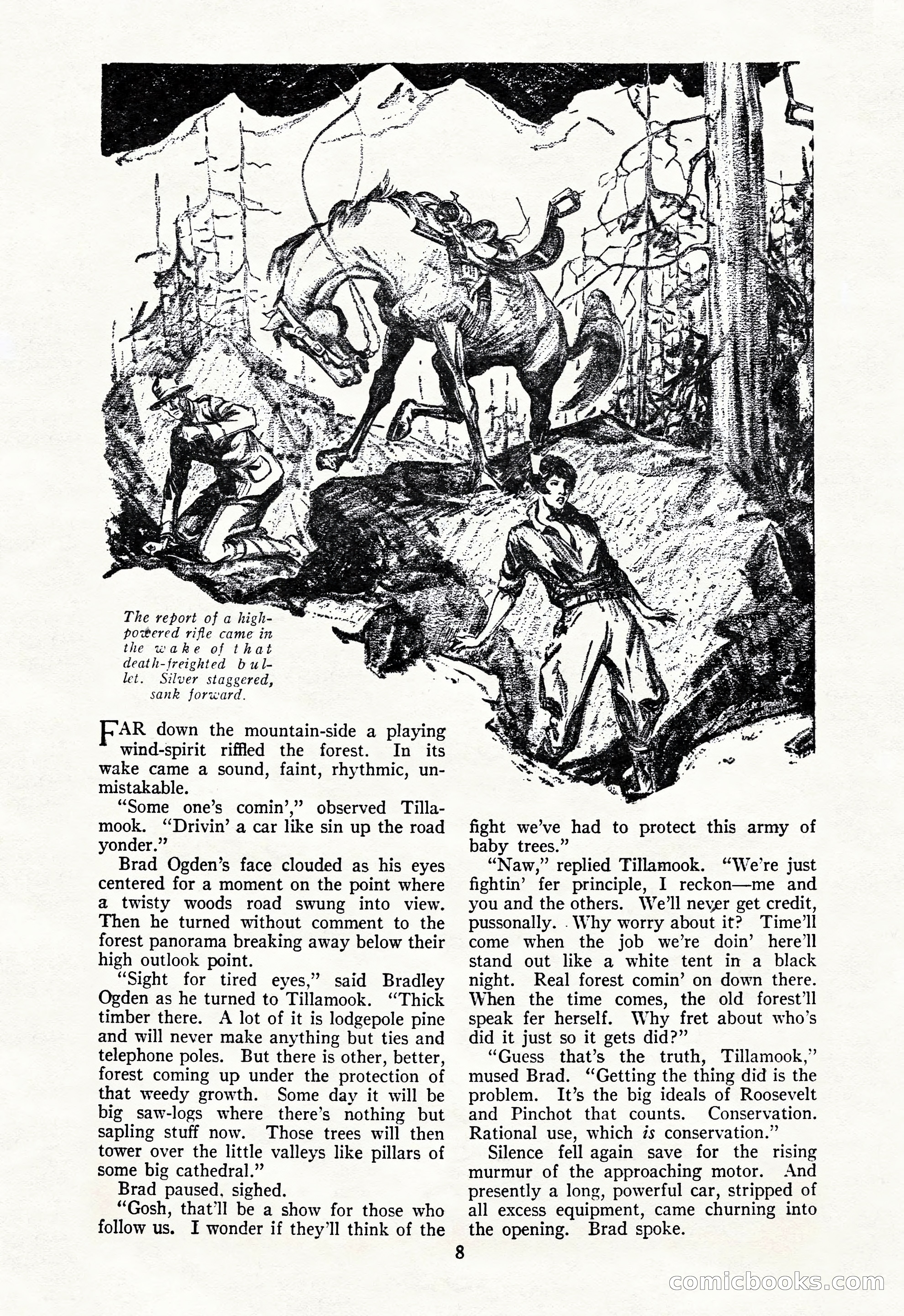 The Illustrated Blue Book Magazine, July 1928 — page 10 of 204