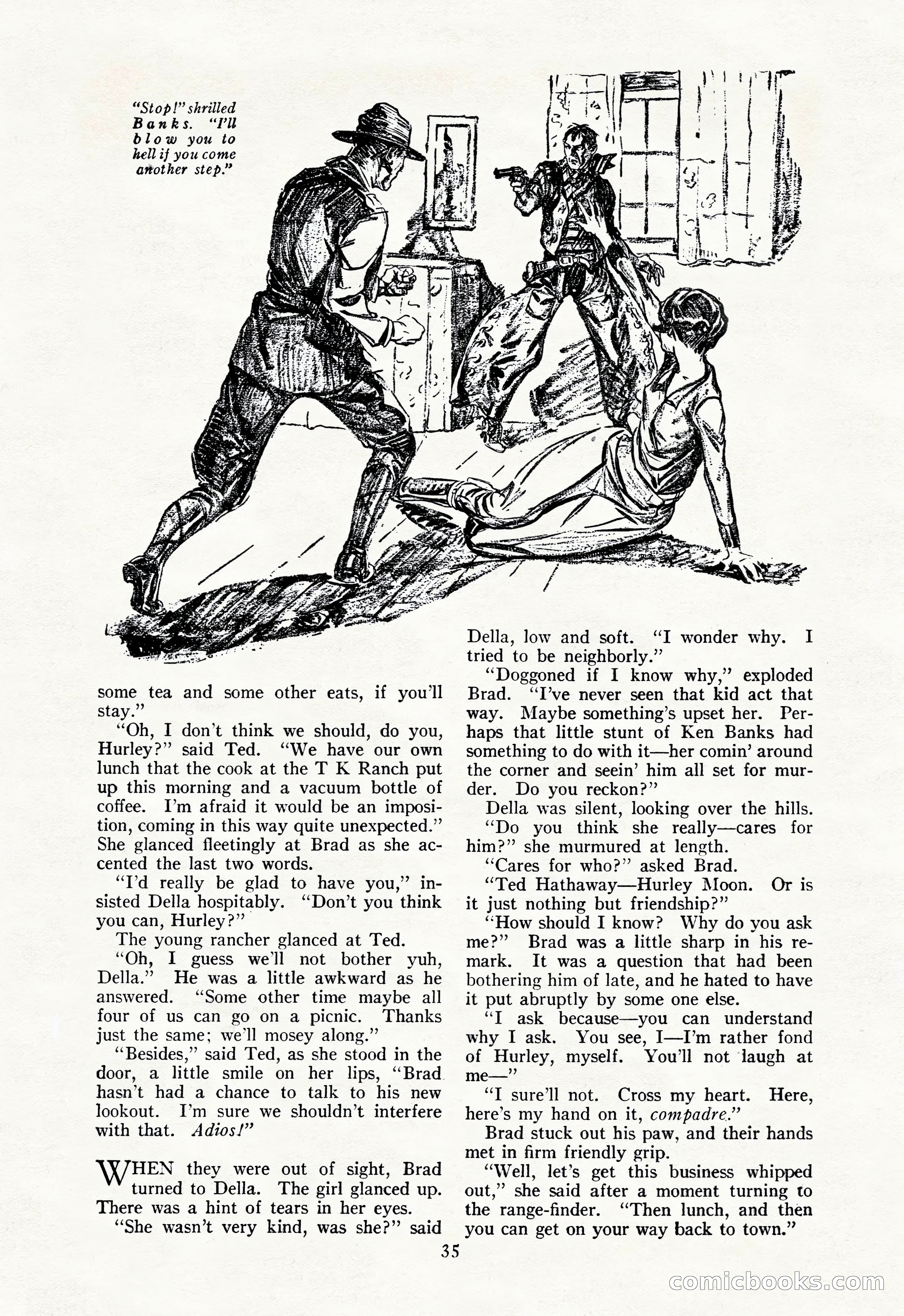 The Illustrated Blue Book Magazine, July 1928 — page 37 of 204