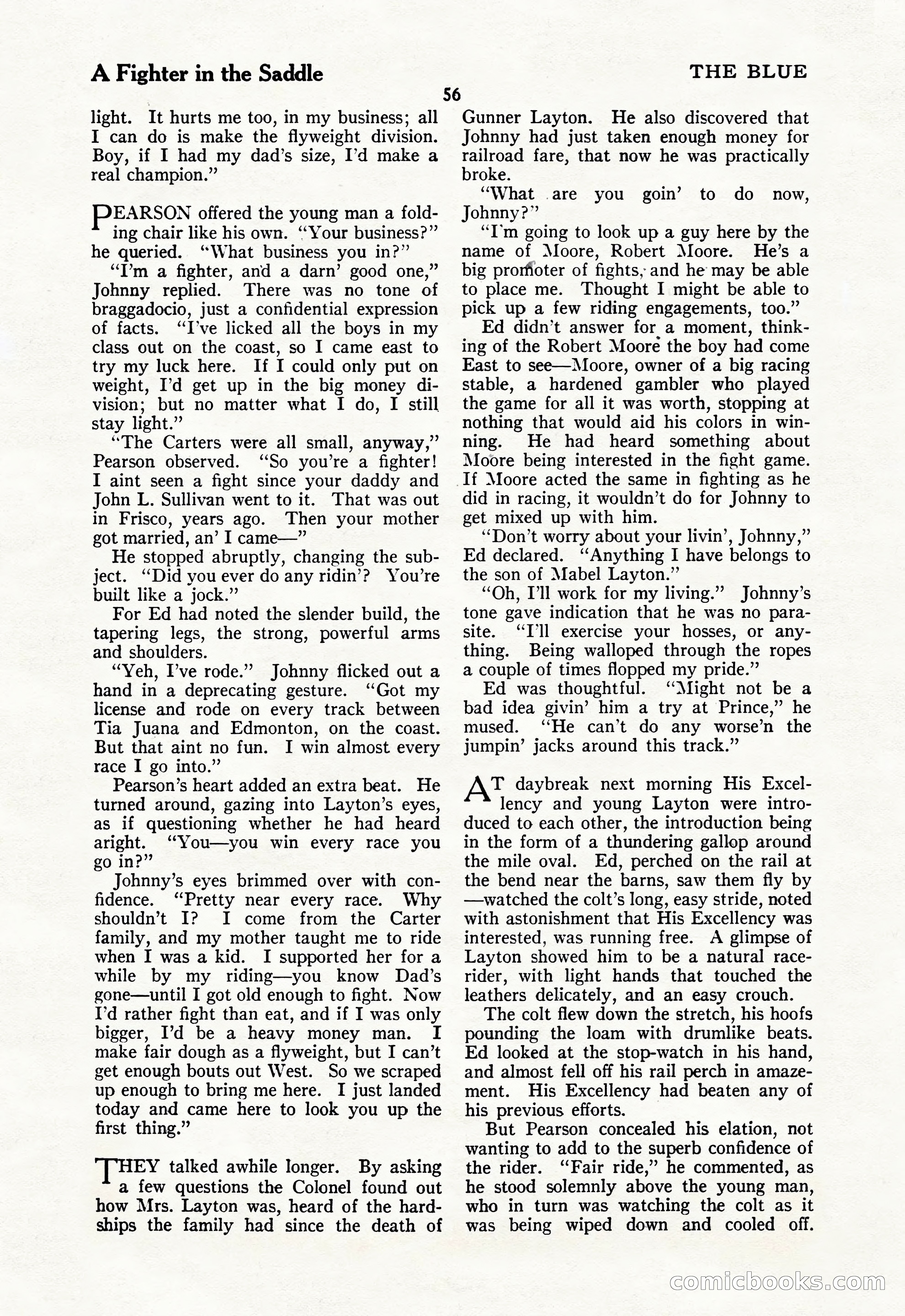 The Illustrated Blue Book Magazine, July 1928 — page 58 of 204