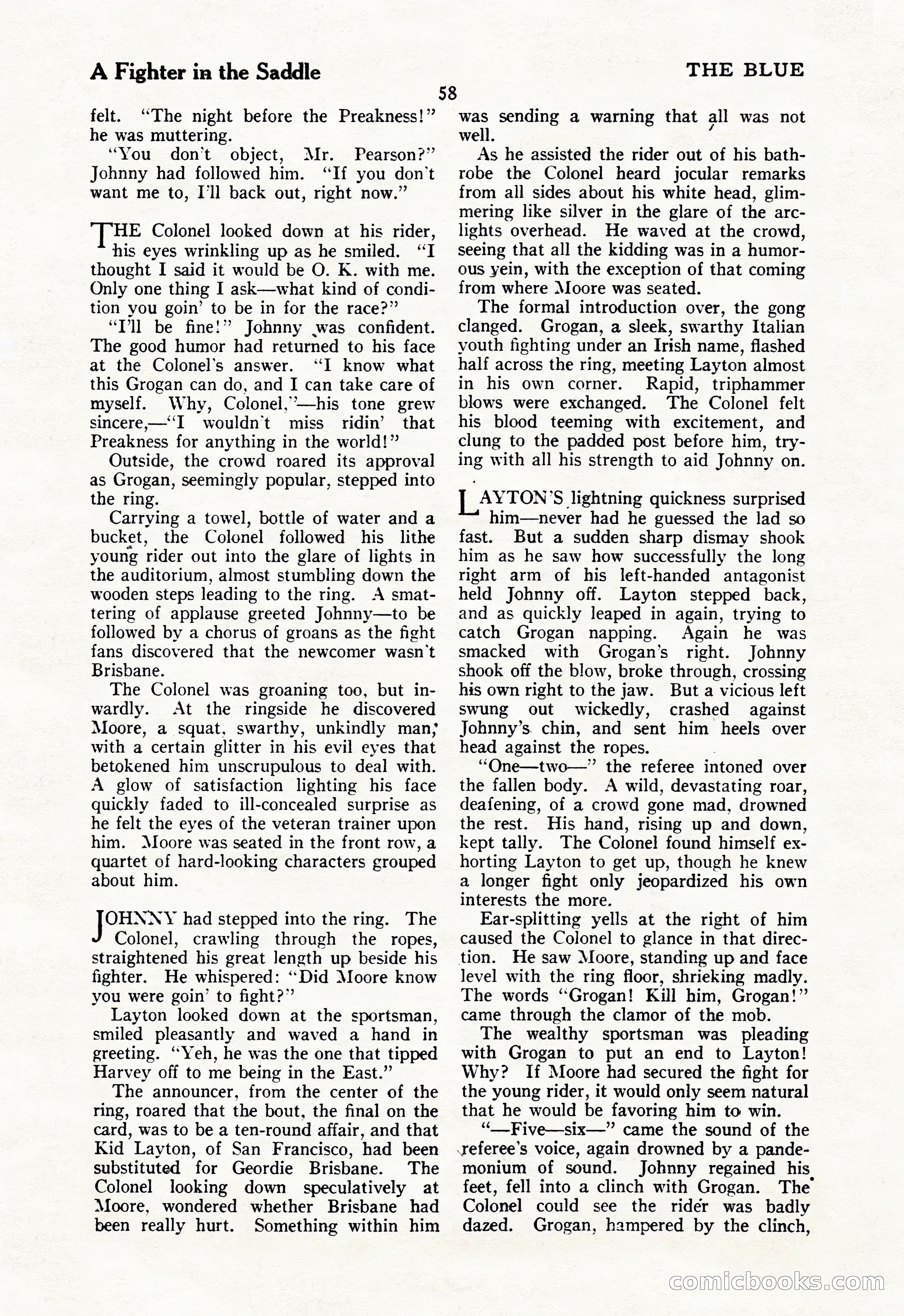The Illustrated Blue Book Magazine, July 1928 — page 60 of 204