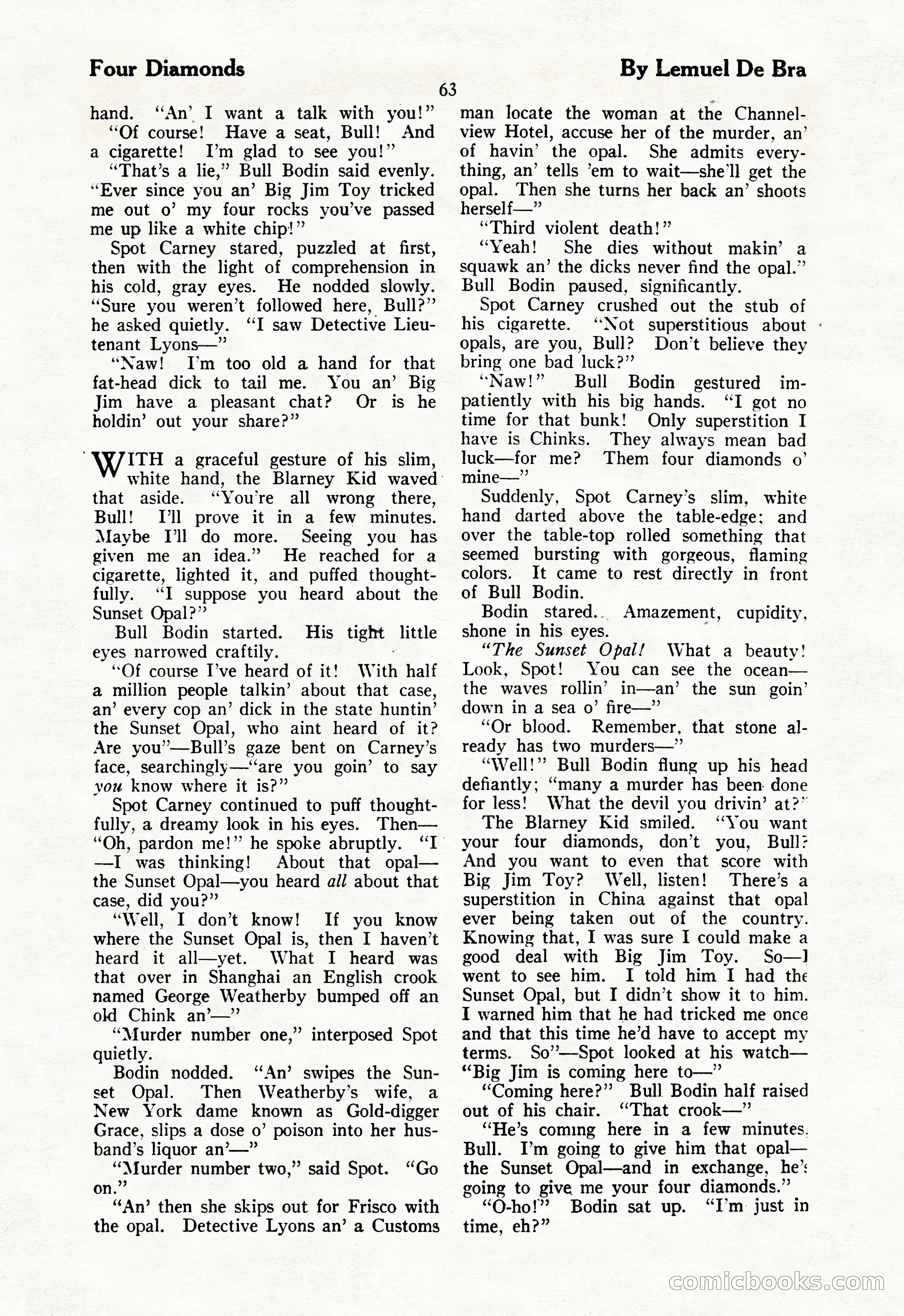 The Illustrated Blue Book Magazine, July 1928 — page 65 of 204