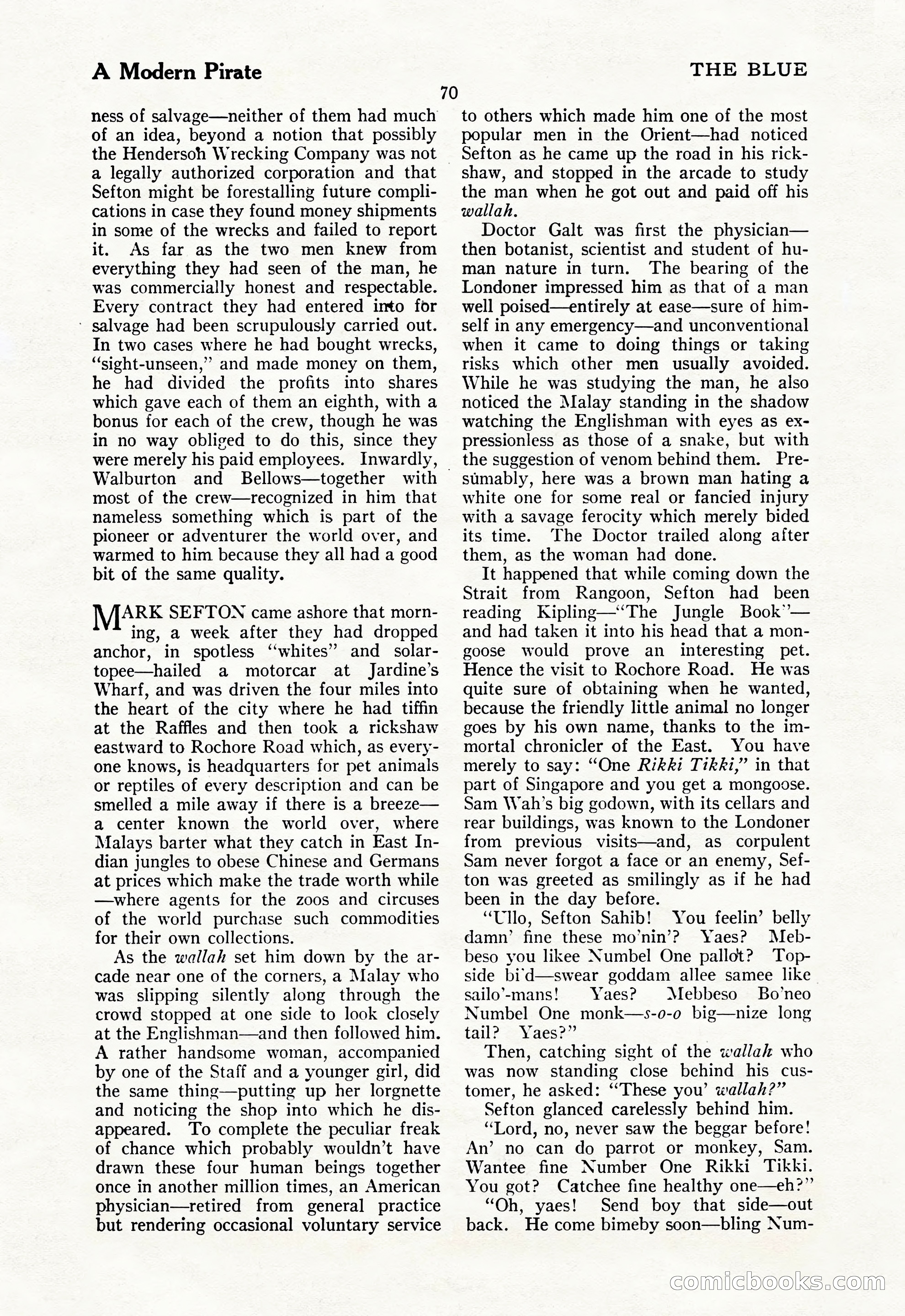 The Illustrated Blue Book Magazine, July 1928 — page 72 of 204