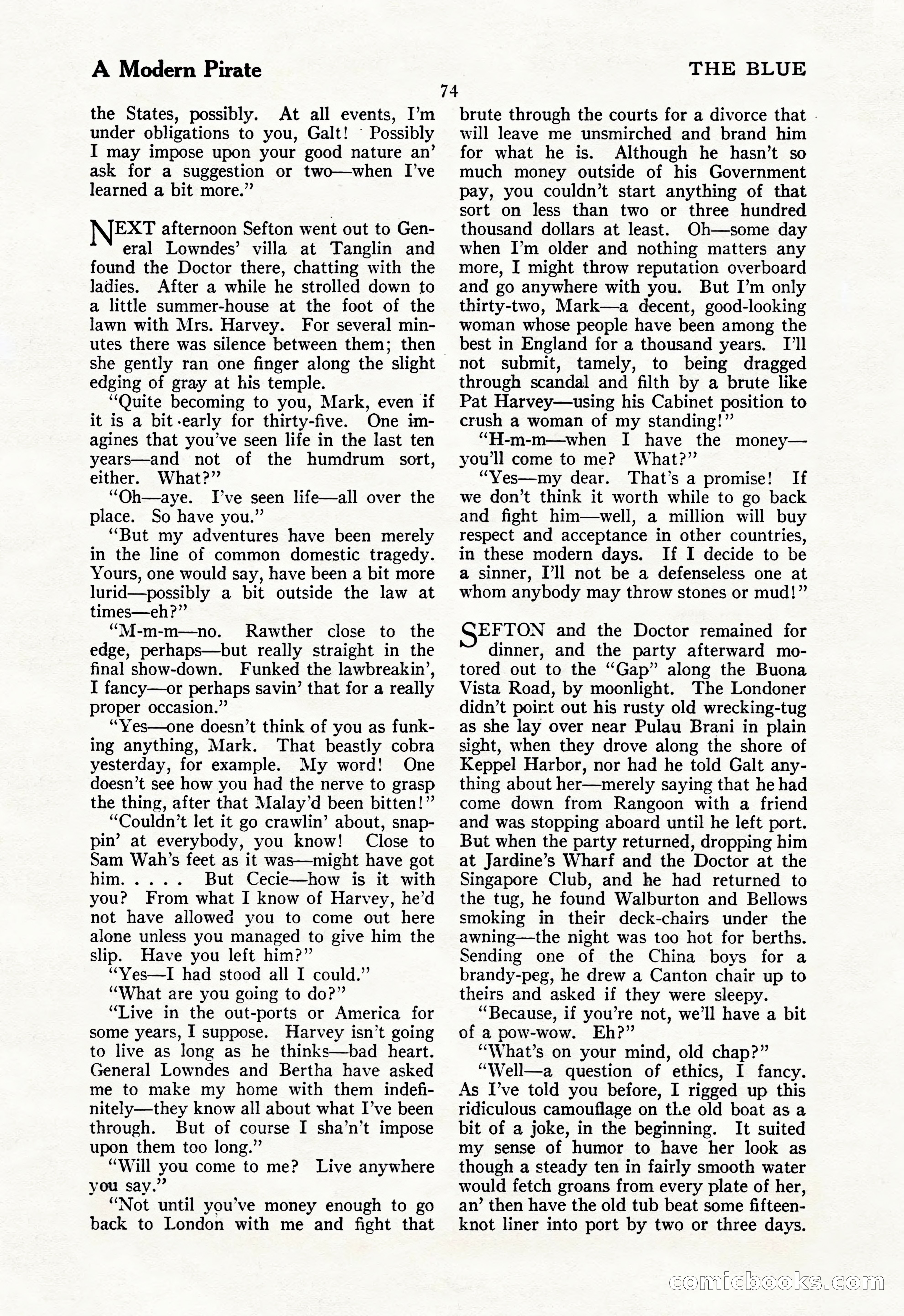 The Illustrated Blue Book Magazine, July 1928 — page 76 of 204