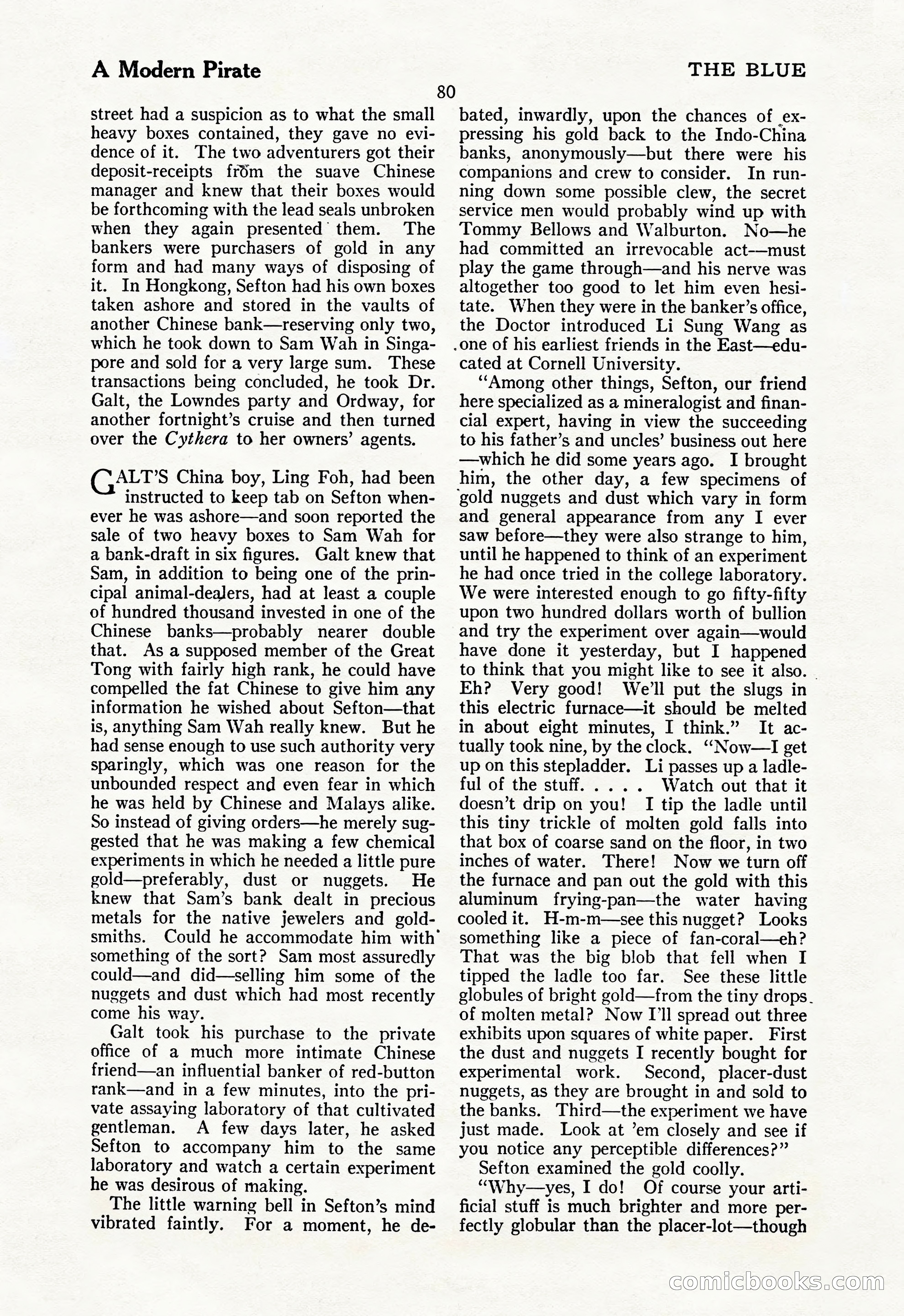 The Illustrated Blue Book Magazine, July 1928 — page 82 of 204