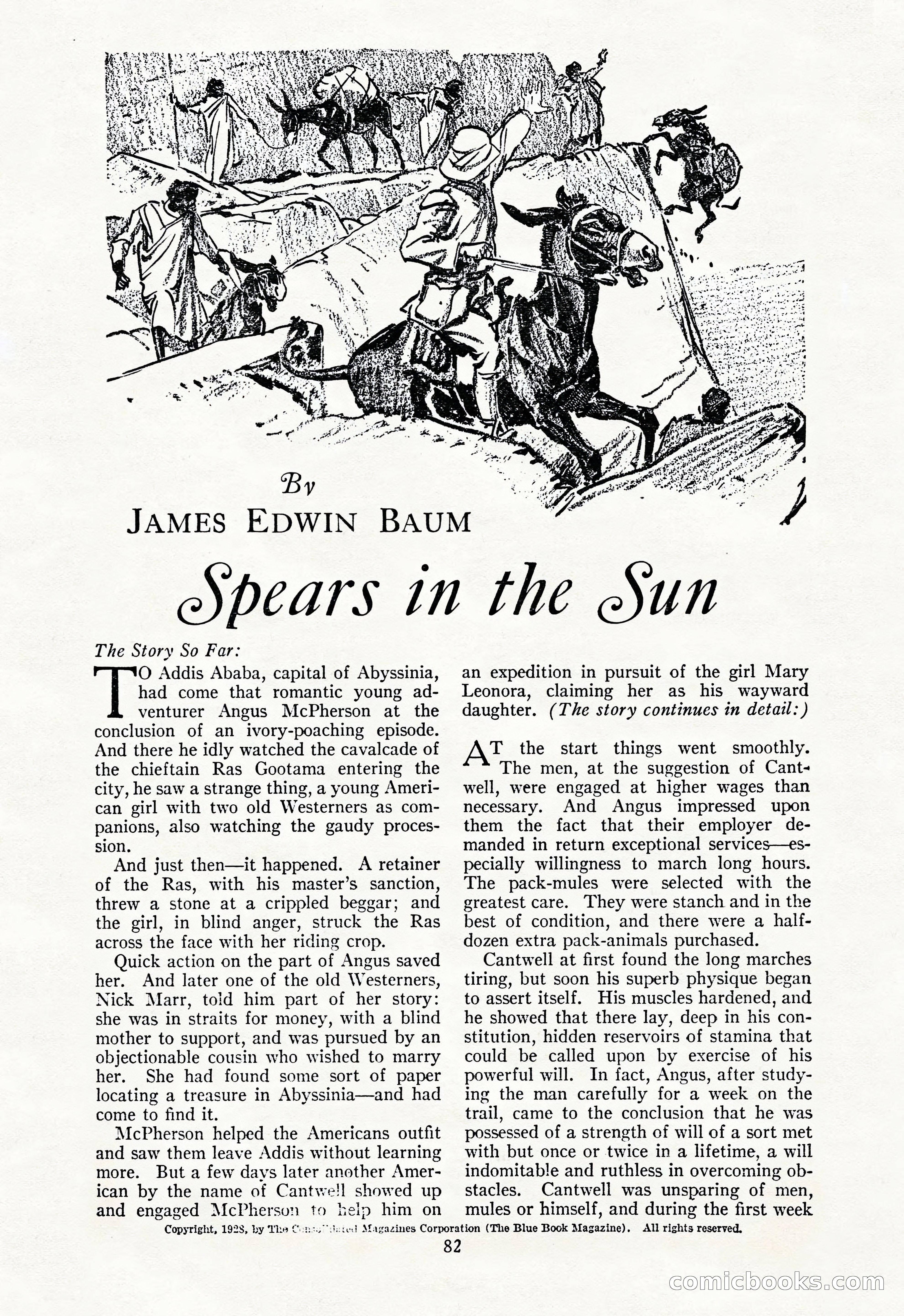 The Illustrated Blue Book Magazine, July 1928 — page 84 of 204