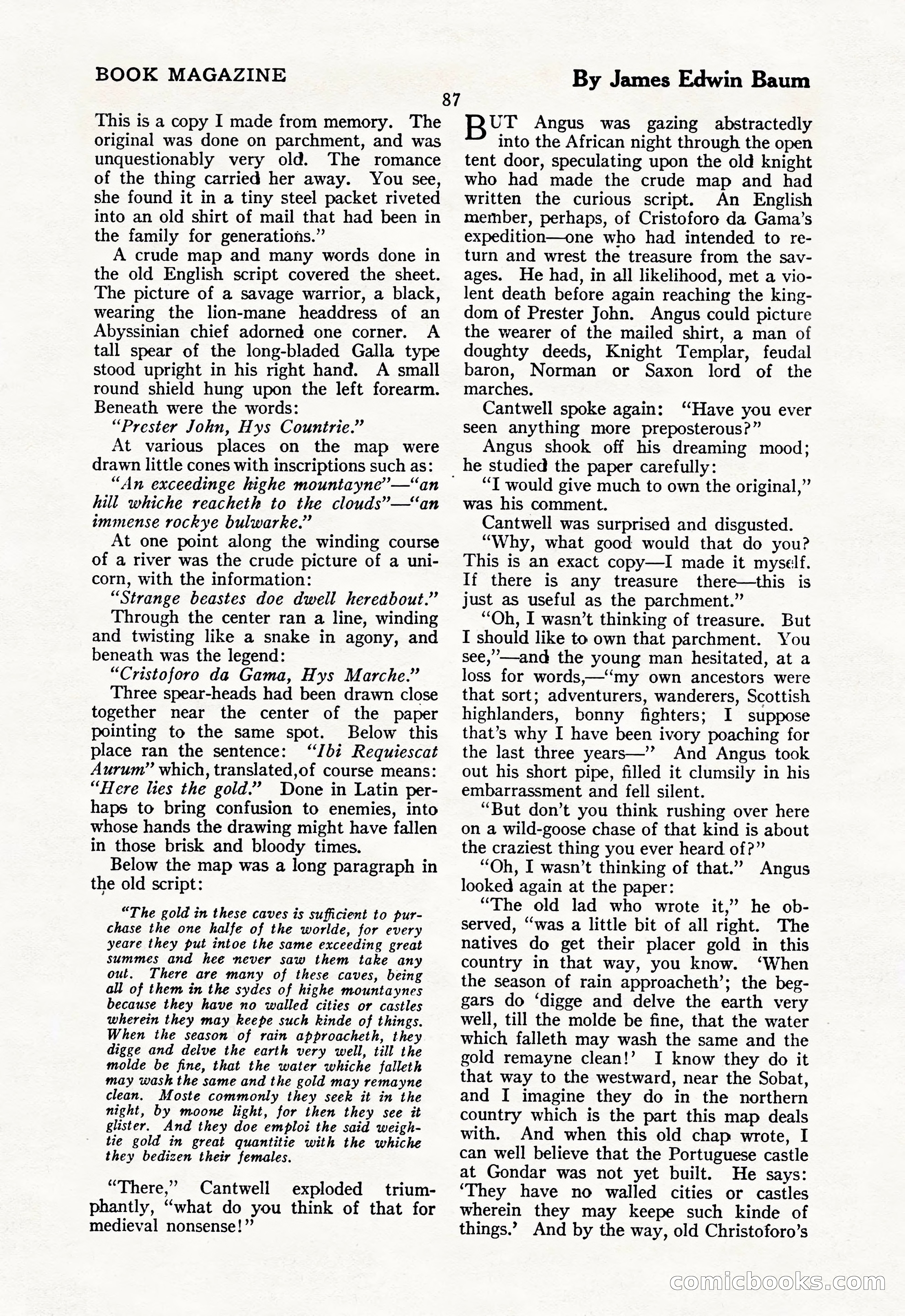 The Illustrated Blue Book Magazine, July 1928 — page 89 of 204